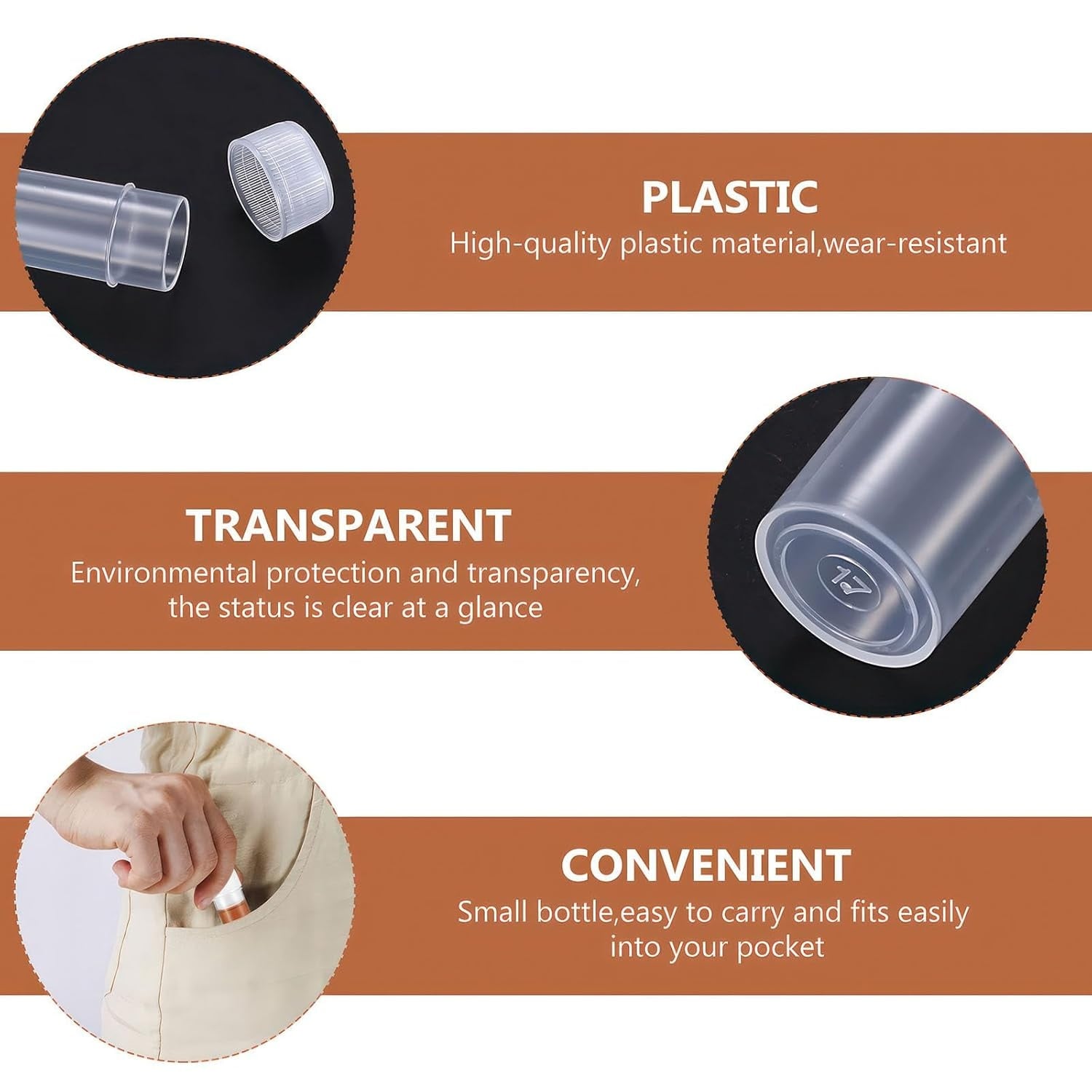 Rexar Laboratory Test Tubes  – 5 ml Sample Tubes with Screw Cap