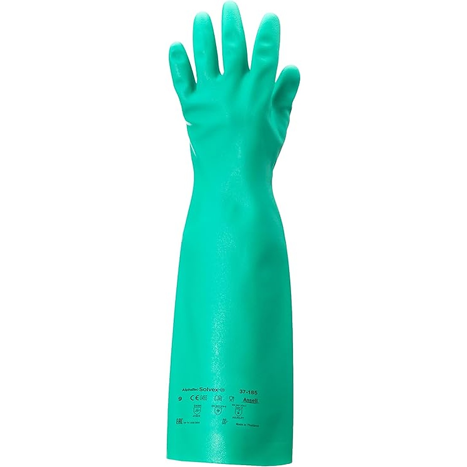 Rexar Ansell AlphaTec 37-185 Nitrile Chemical Protection Gloves – Long Cuff 45 cm