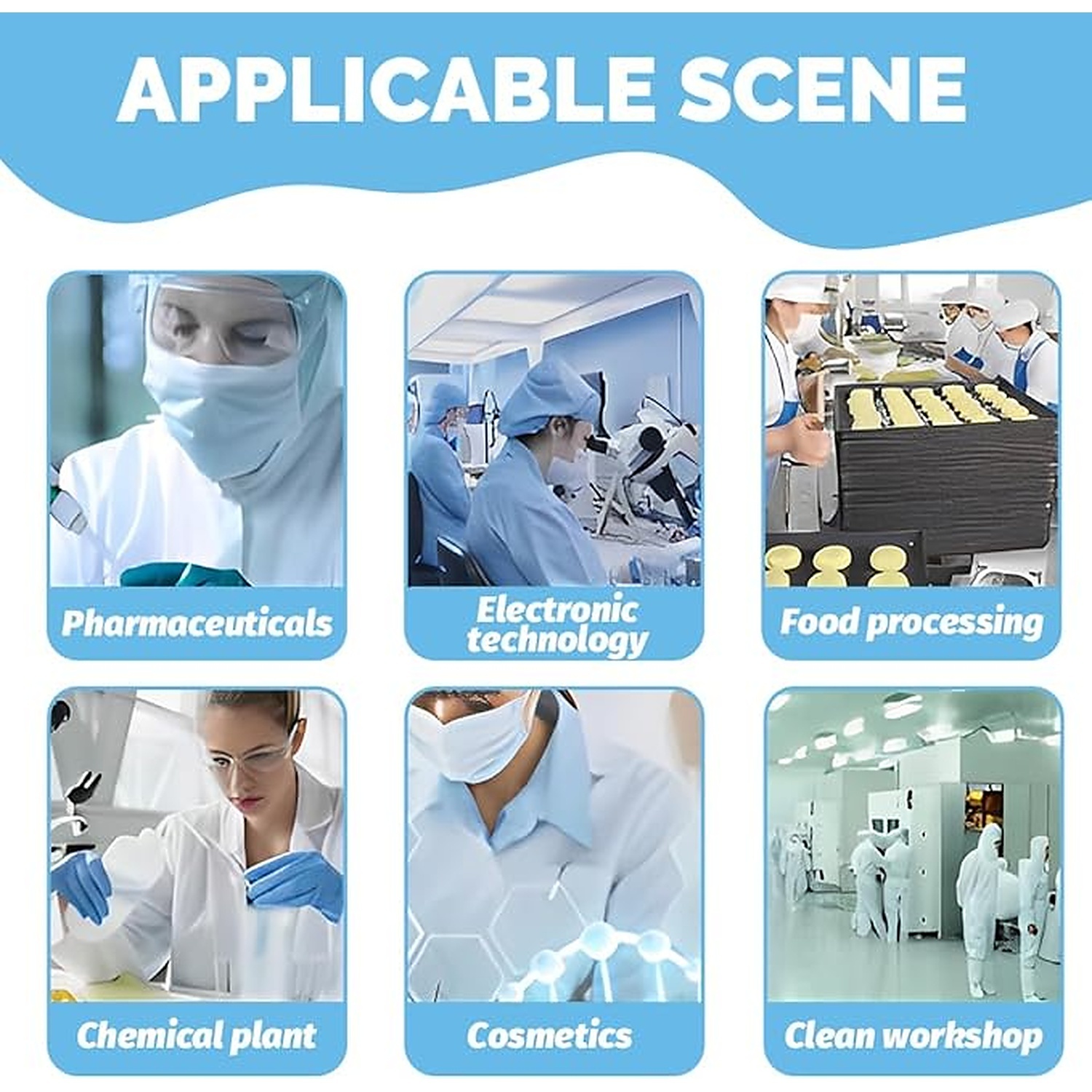 Rexar Anti-Static Laboratory Coat with Elastic Cuffs and Storage Pockets for Professional Laboratory Use