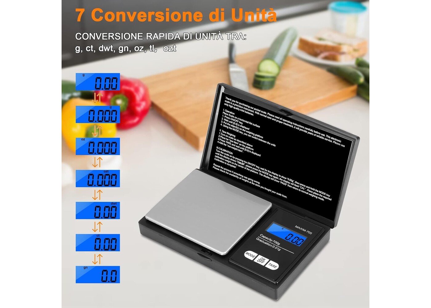 Rexar Digital Precision Scale – 0.01 g Laboratory Scale