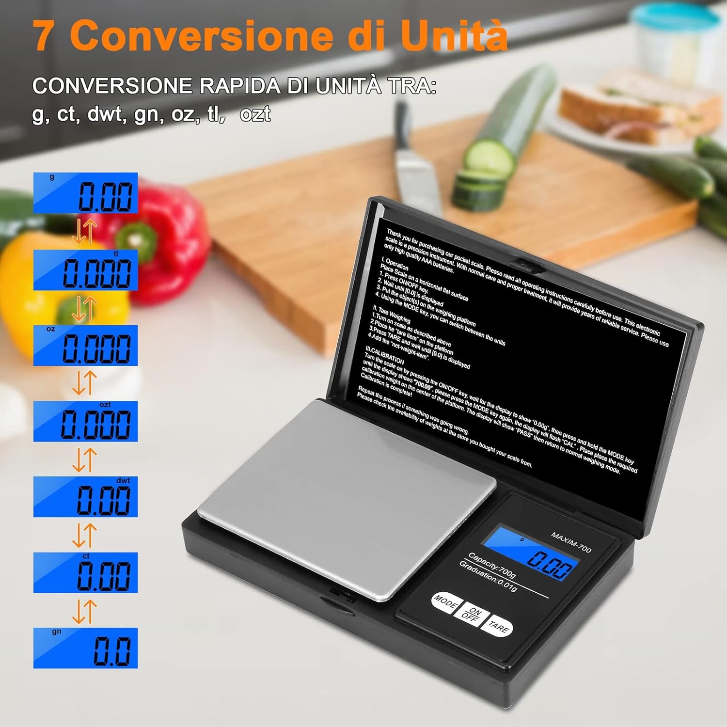 Rexar Digital Precision Scale – 0.01 g Laboratory Scale