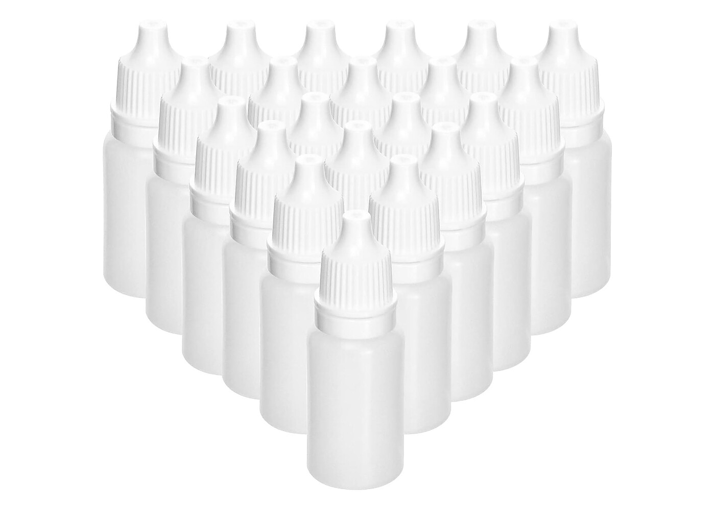 Rexar Plastic Dropper Bottles – 10 ml Laboratory Sample Bottles