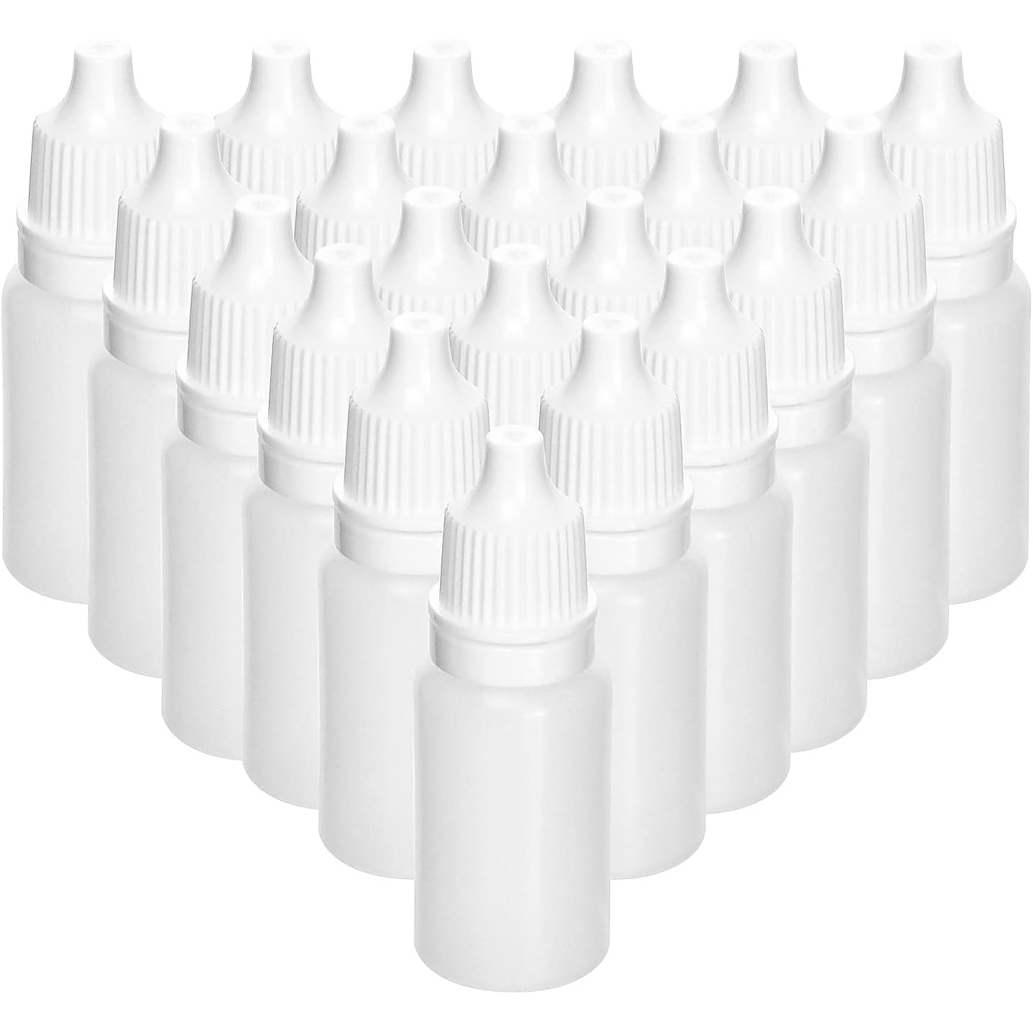 Rexar Plastic Dropper Bottles – 10 ml Laboratory Sample Bottles