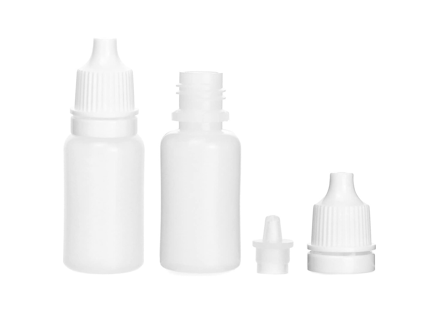 Rexar Plastic Dropper Bottles – 10 ml Laboratory Sample Bottles
