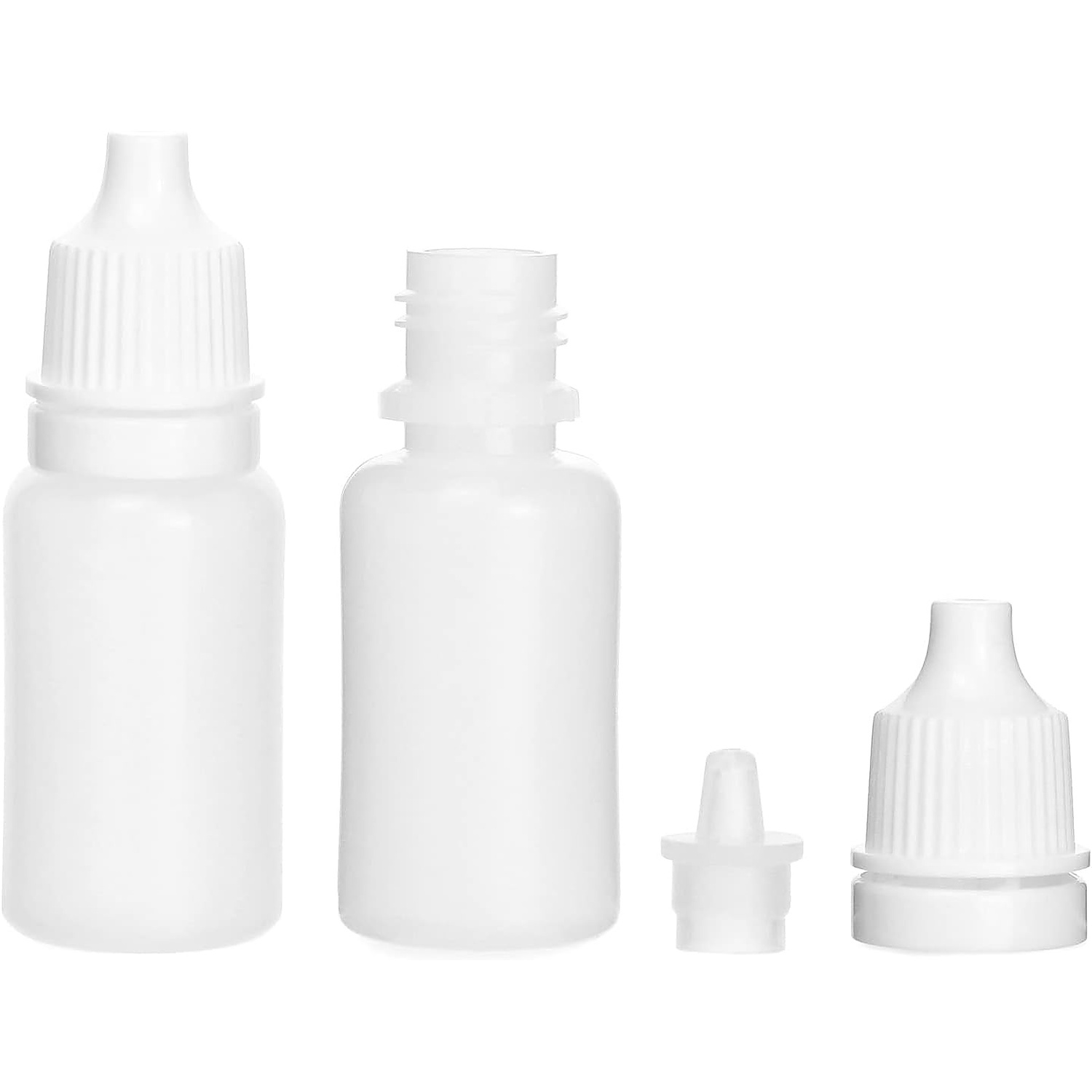 Rexar Plastic Dropper Bottles – 10 ml Laboratory Sample Bottles