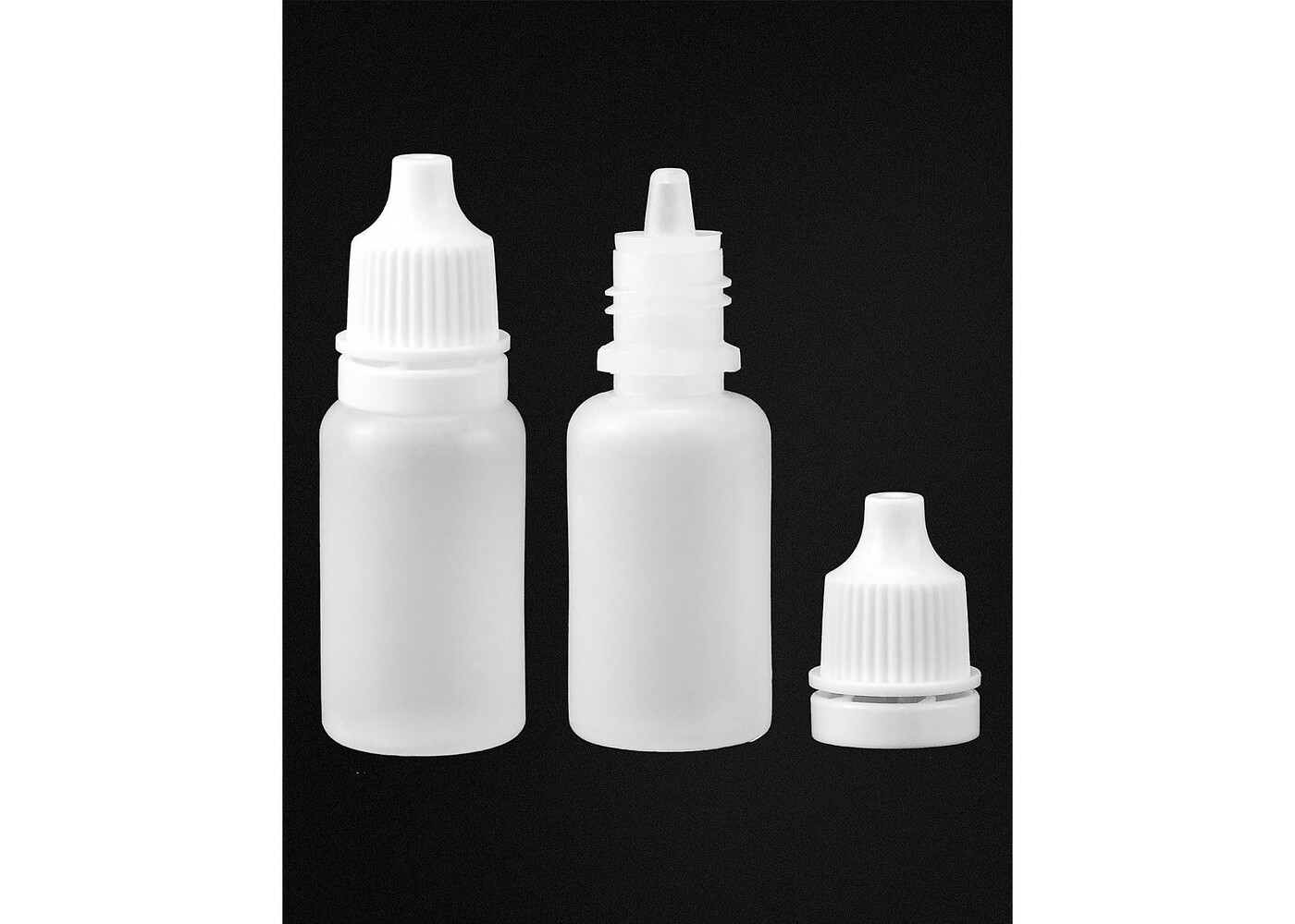 Rexar Plastic Dropper Bottles – 10 ml Laboratory Sample Bottles