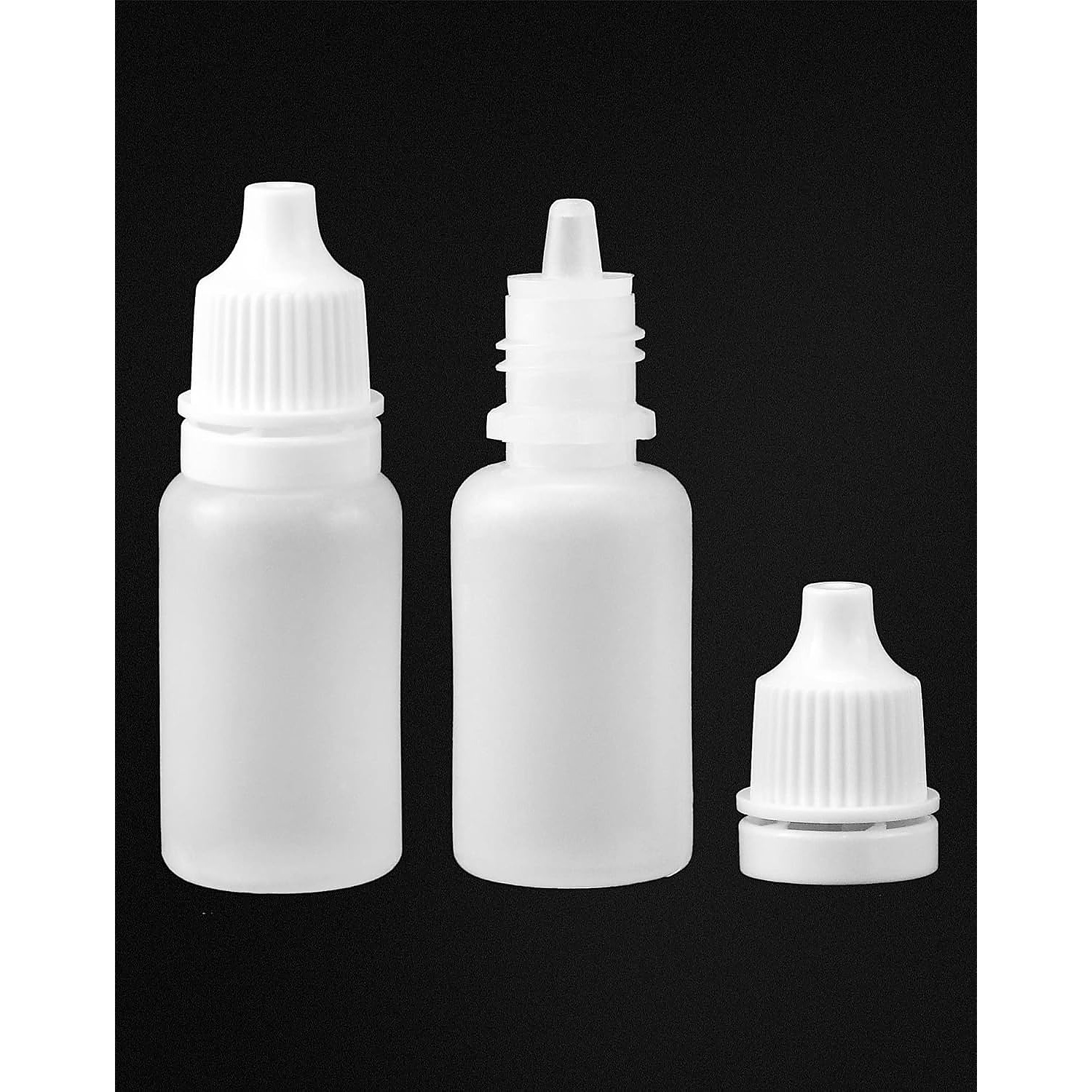 Rexar Plastic Dropper Bottles – 10 ml Laboratory Sample Bottles