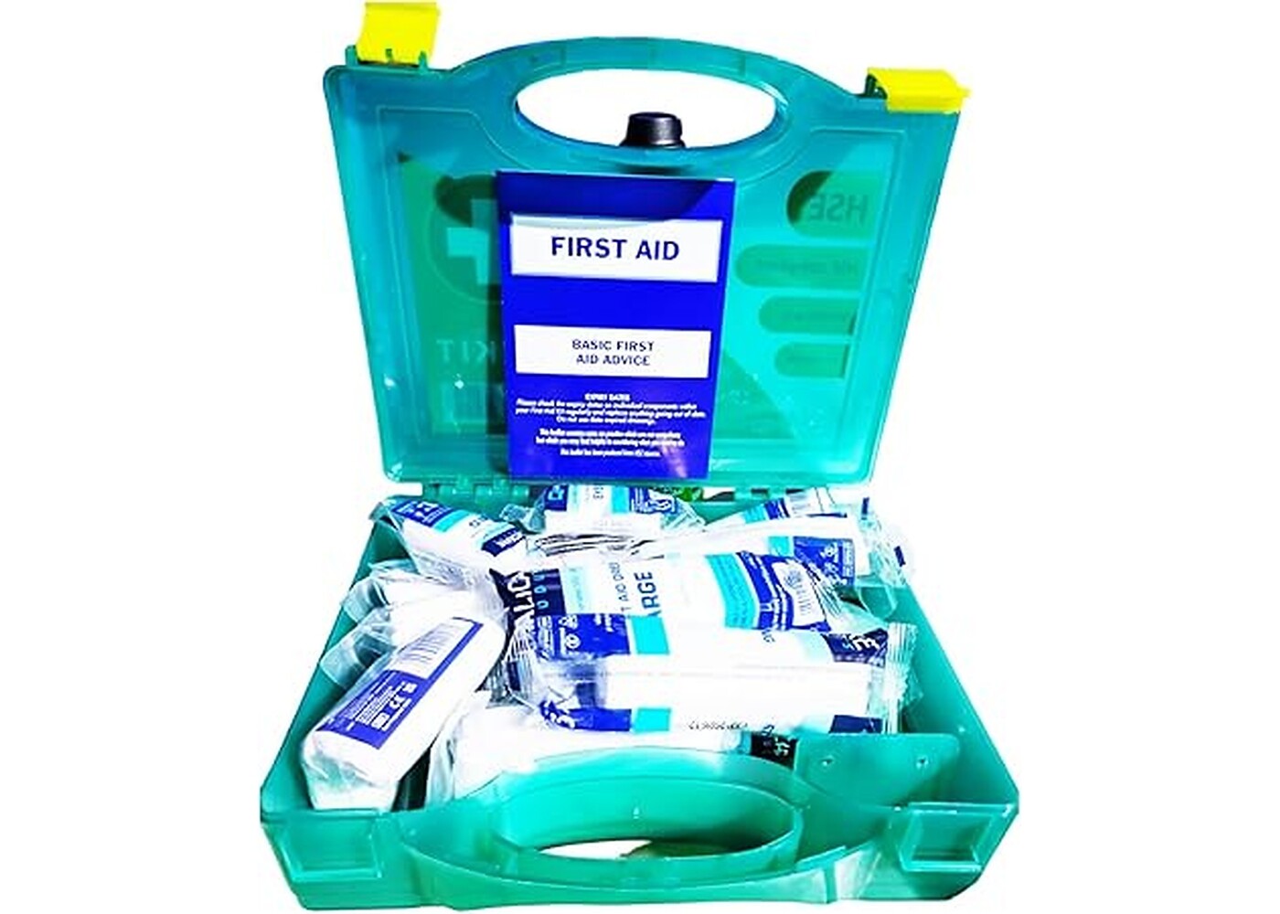 Rexar HSE Compliant First Aid Kit – Wall Mounted Hard Case for Laboratory, Office and Workplace Safety (1–10 Persons)