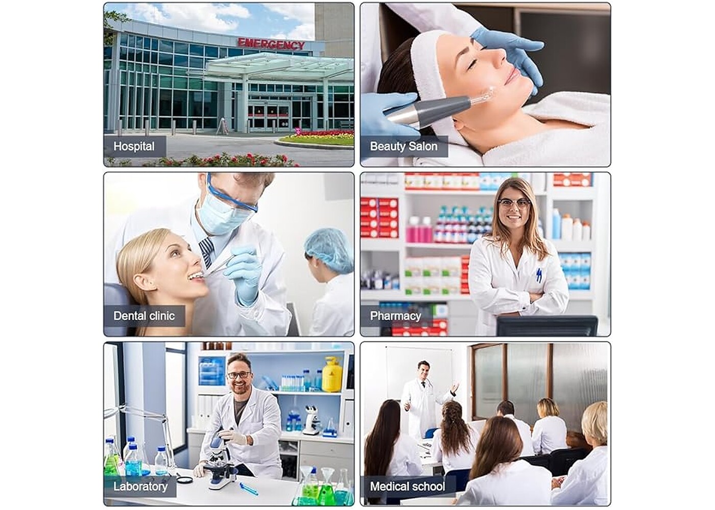Rexar White Laboratory Coat with Long Sleeves and Storage Pockets – Unisex Lab Coat
