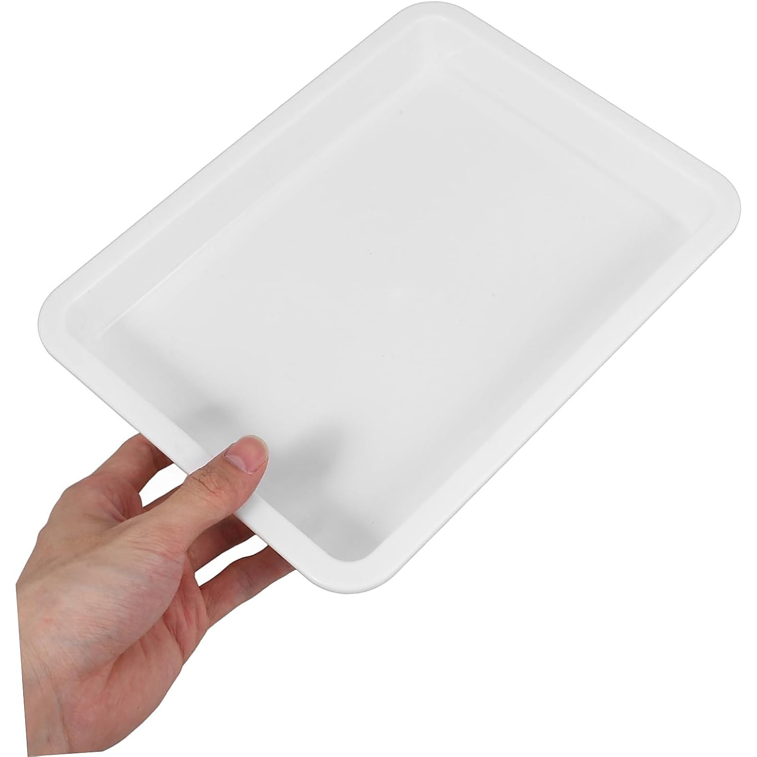 Rexar Plastic Laboratory Mixing Tray for Chemical Reagents, Weighing and Sample Handling