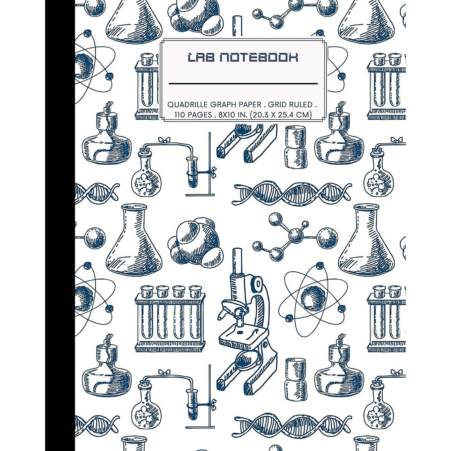 Rexar Laboratory Notebook with Quadrille Graph Paper – 110 Numbered Pages