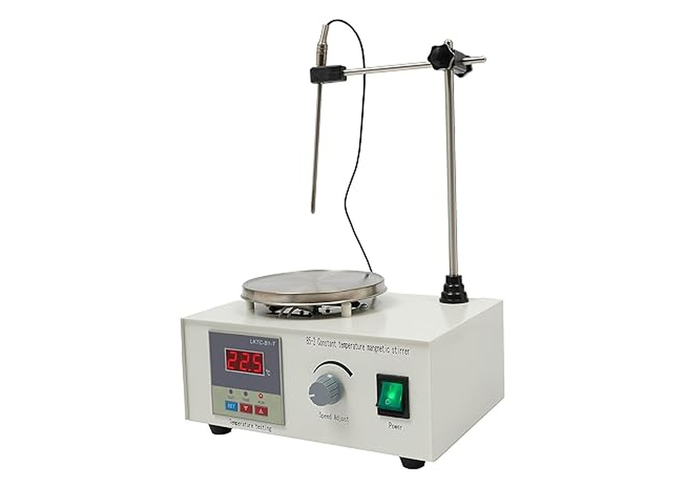 Rexar Laboratory Retort Support Stand – Steel Laboratory Stand with Cast Iron Base
