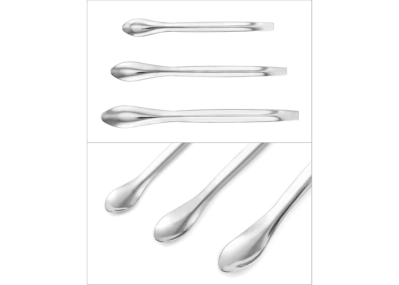 Rexar Laboratory Spatulas – Stainless Steel Sample Spatulas