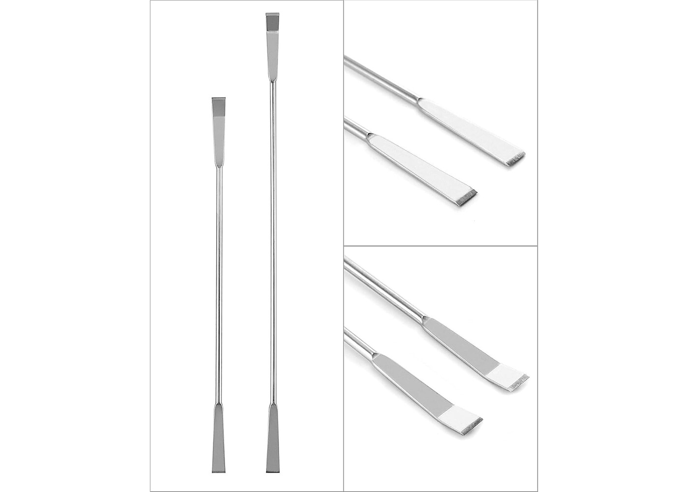 Rexar Laboratory Spatulas – Stainless Steel Sample Spatulas