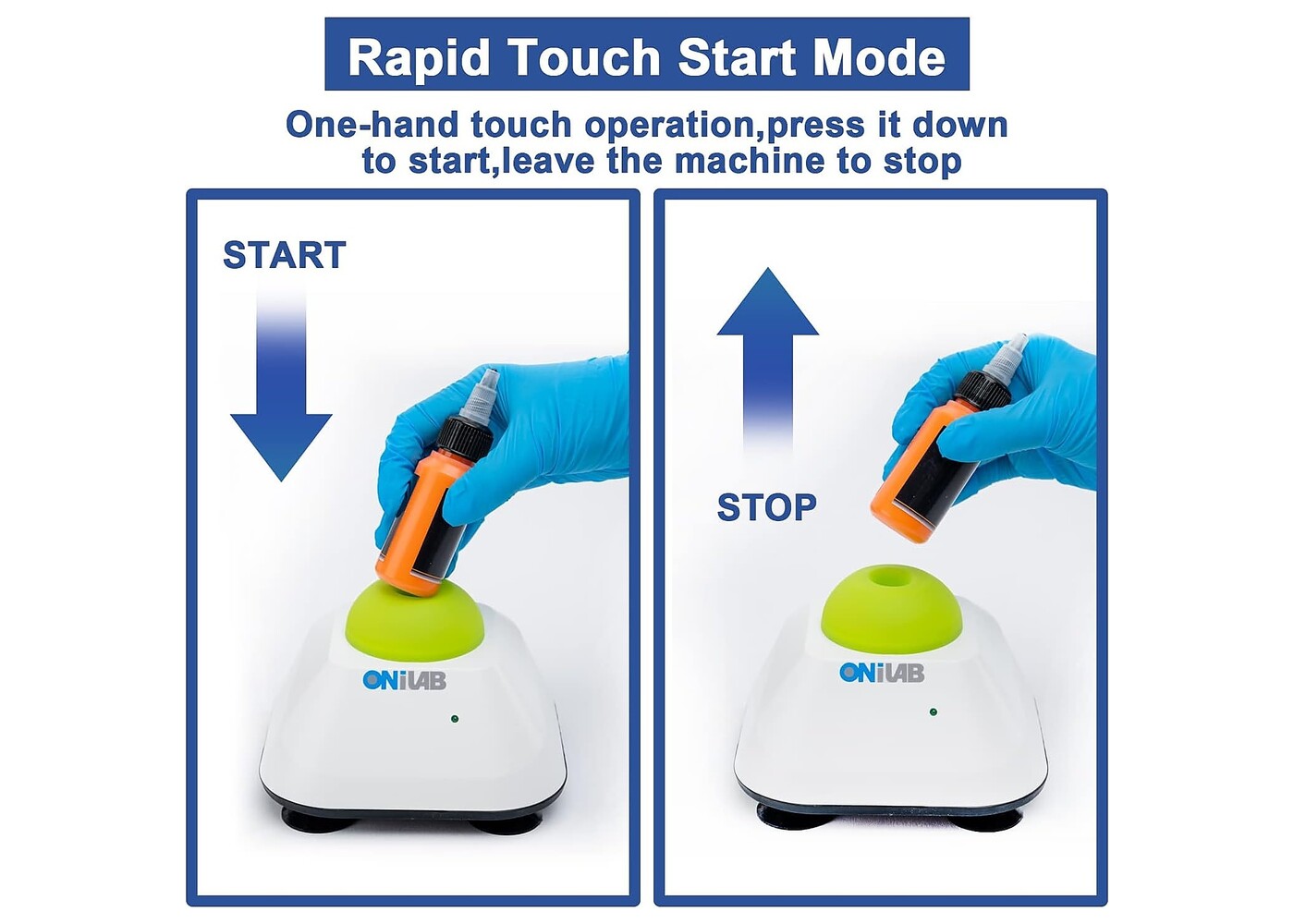 Rexar Laboratory Vortex Mixer – Touch Function Sample Mixer