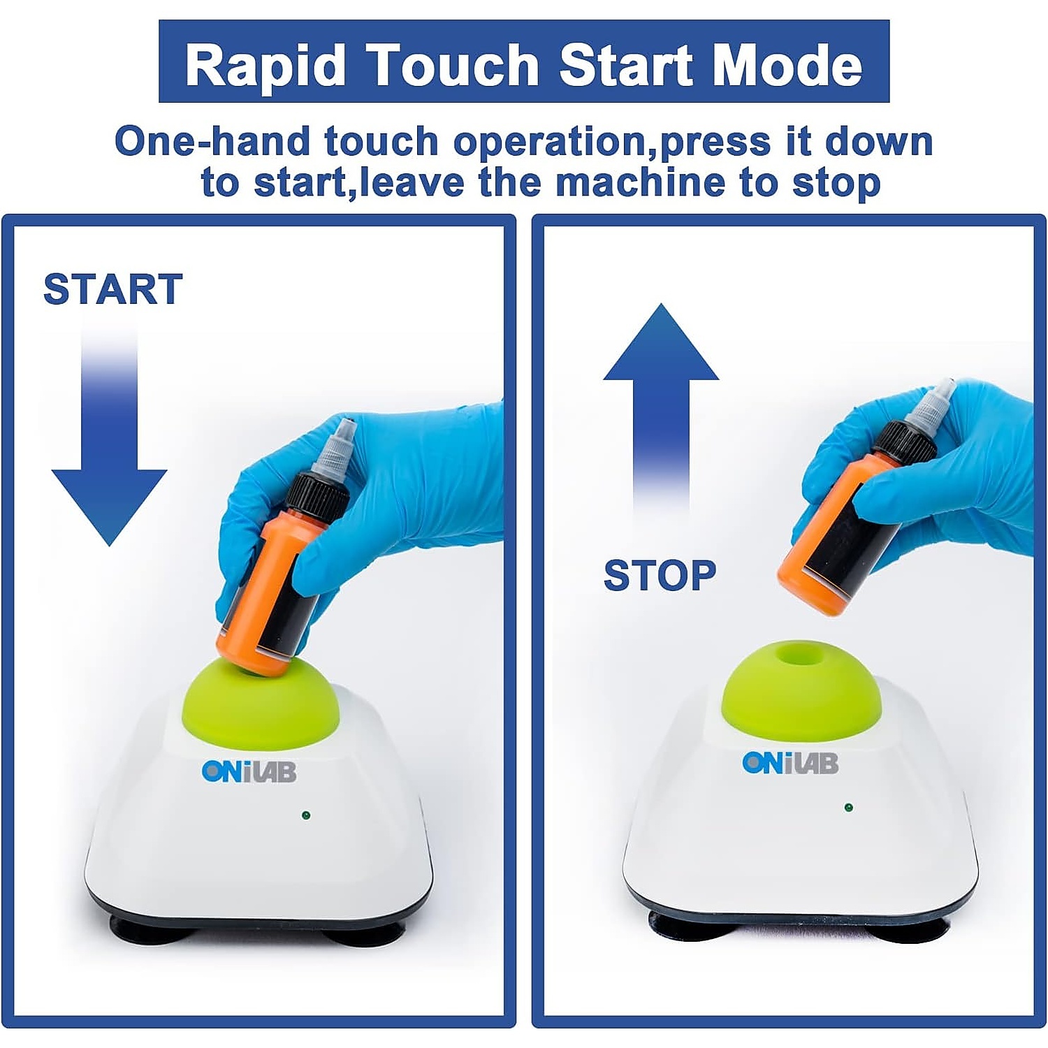 Rexar Laboratory Vortex Mixer – Touch Function Sample Mixer