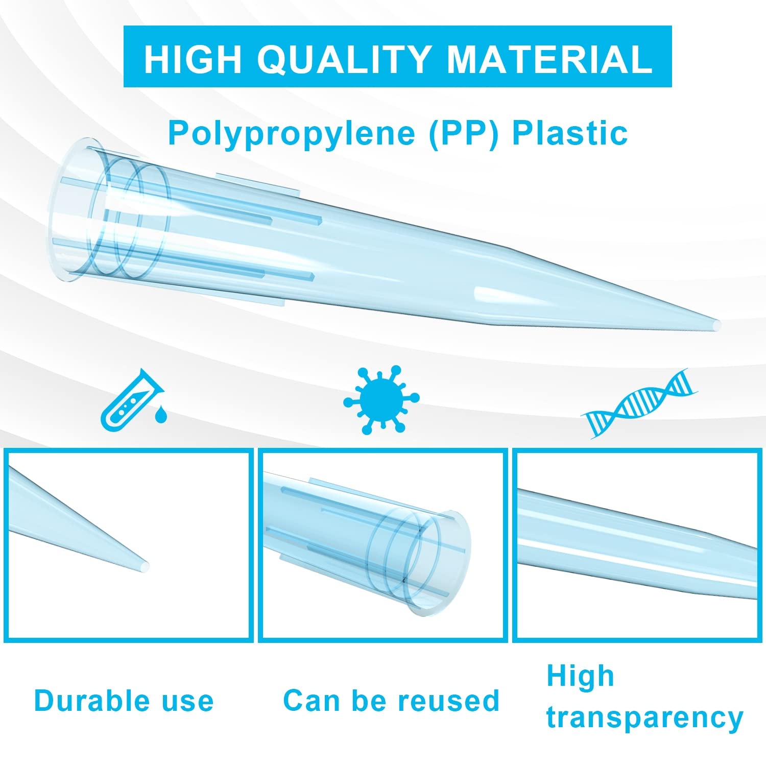 Rexar ONiLAB Pipette Tips – 1000 µL Laboratory Pipette Tips