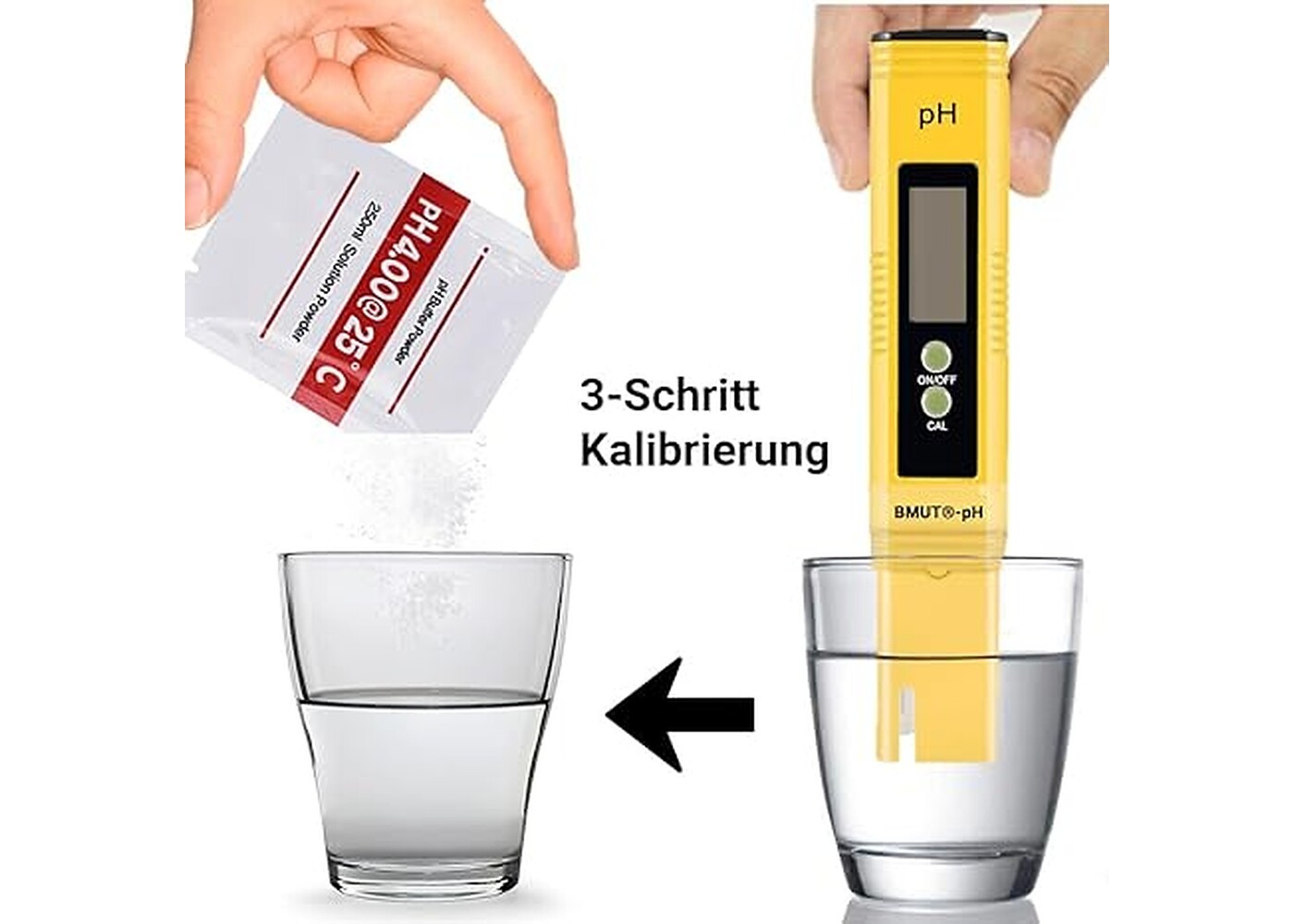 Rexar pH Calibration Powder Set pH 4.00, 6.86 and 9.18 – 15 Sachets