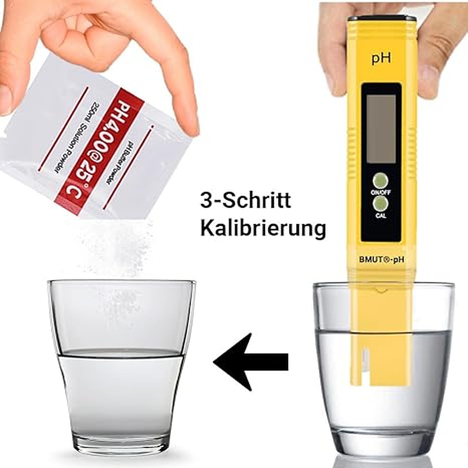 Rexar pH Calibration Powder Set pH 4.00, 6.86 and 9.18 – 15 Sachets