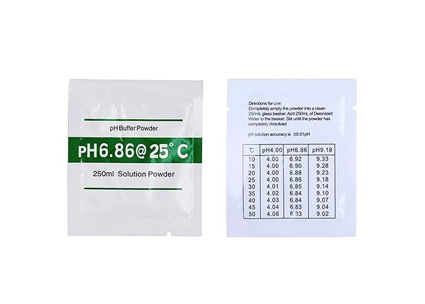 Rexar pH Calibration Powder Set pH 4.00, 6.86 and 9.18 – 15 Sachets