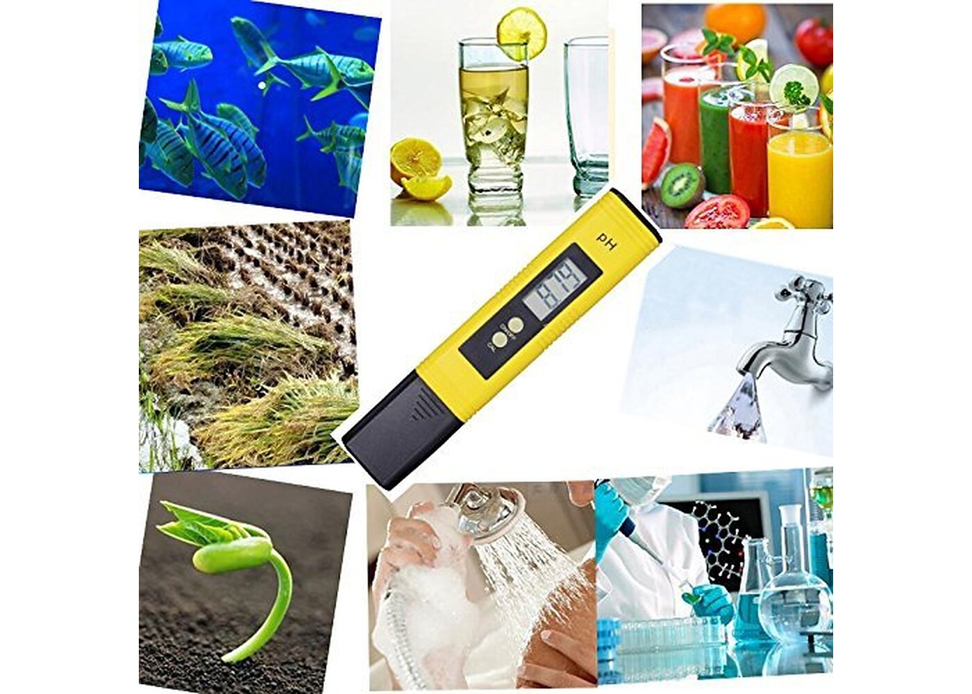 Rexar Digital pH Meter – Laboratory pH Tester 0.00–14.00