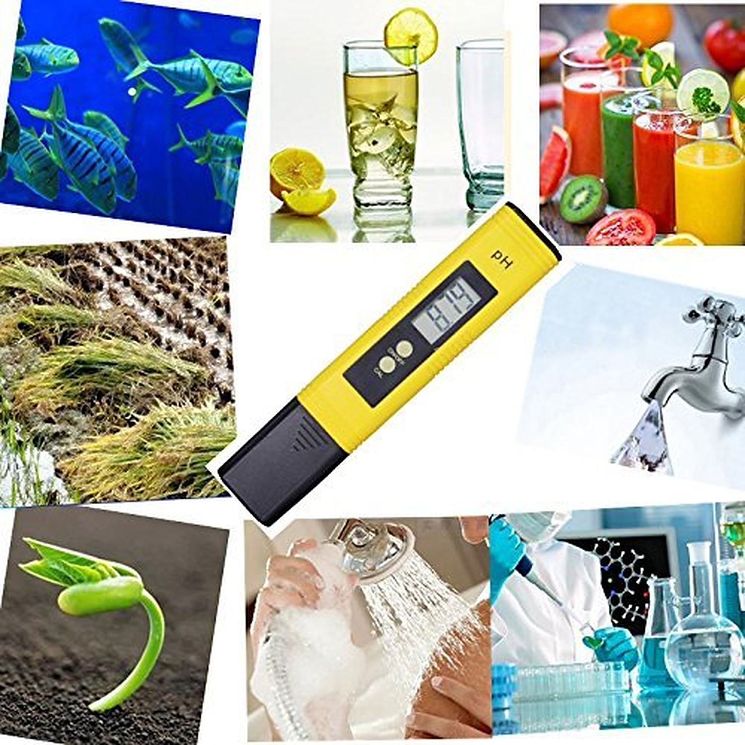 Rexar Digital pH Meter – Laboratory pH Tester 0.00–14.00