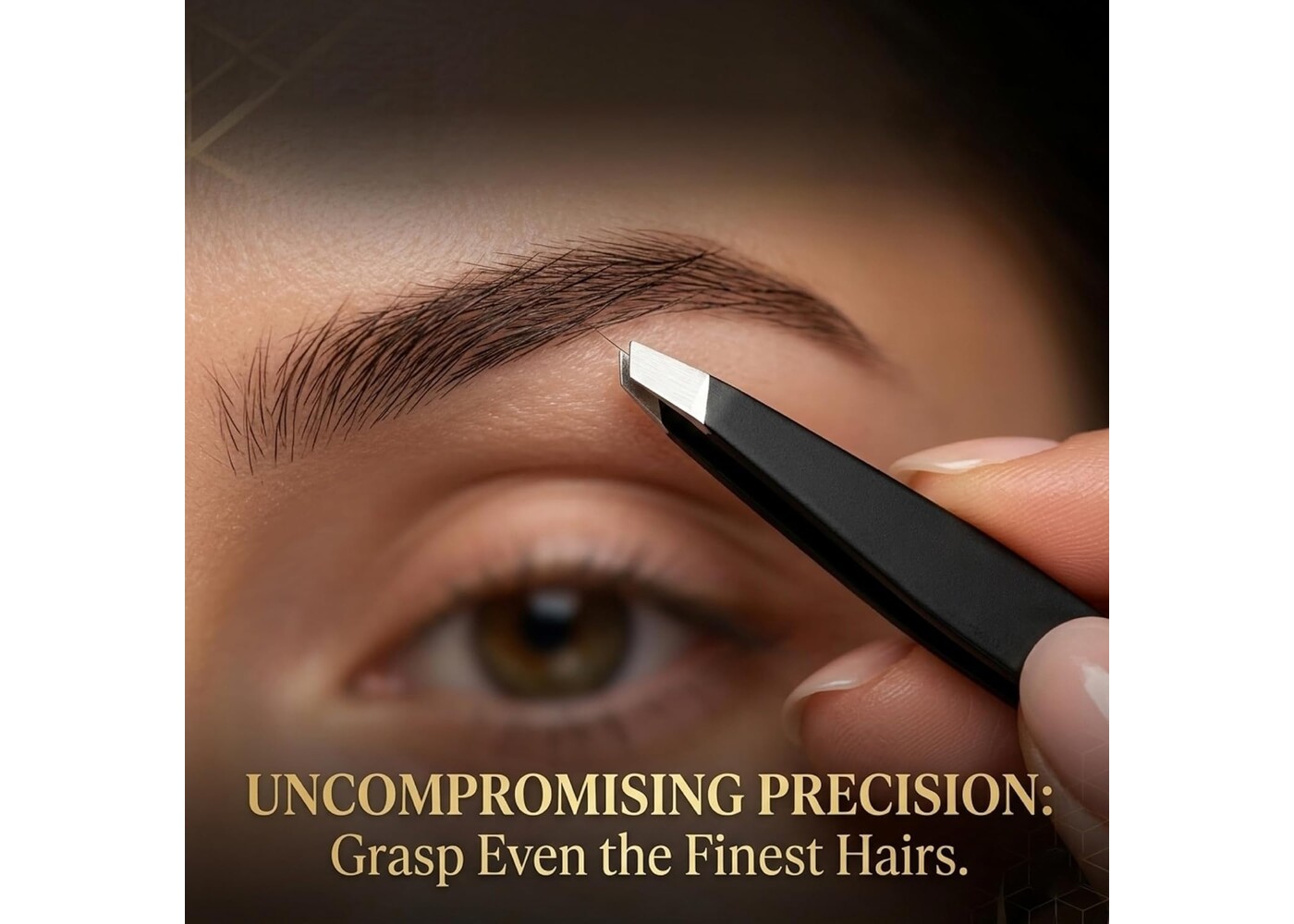 Rexar Stainless Steel Precision Tweezers Set – 4 Different Tip Styles with Storage Case