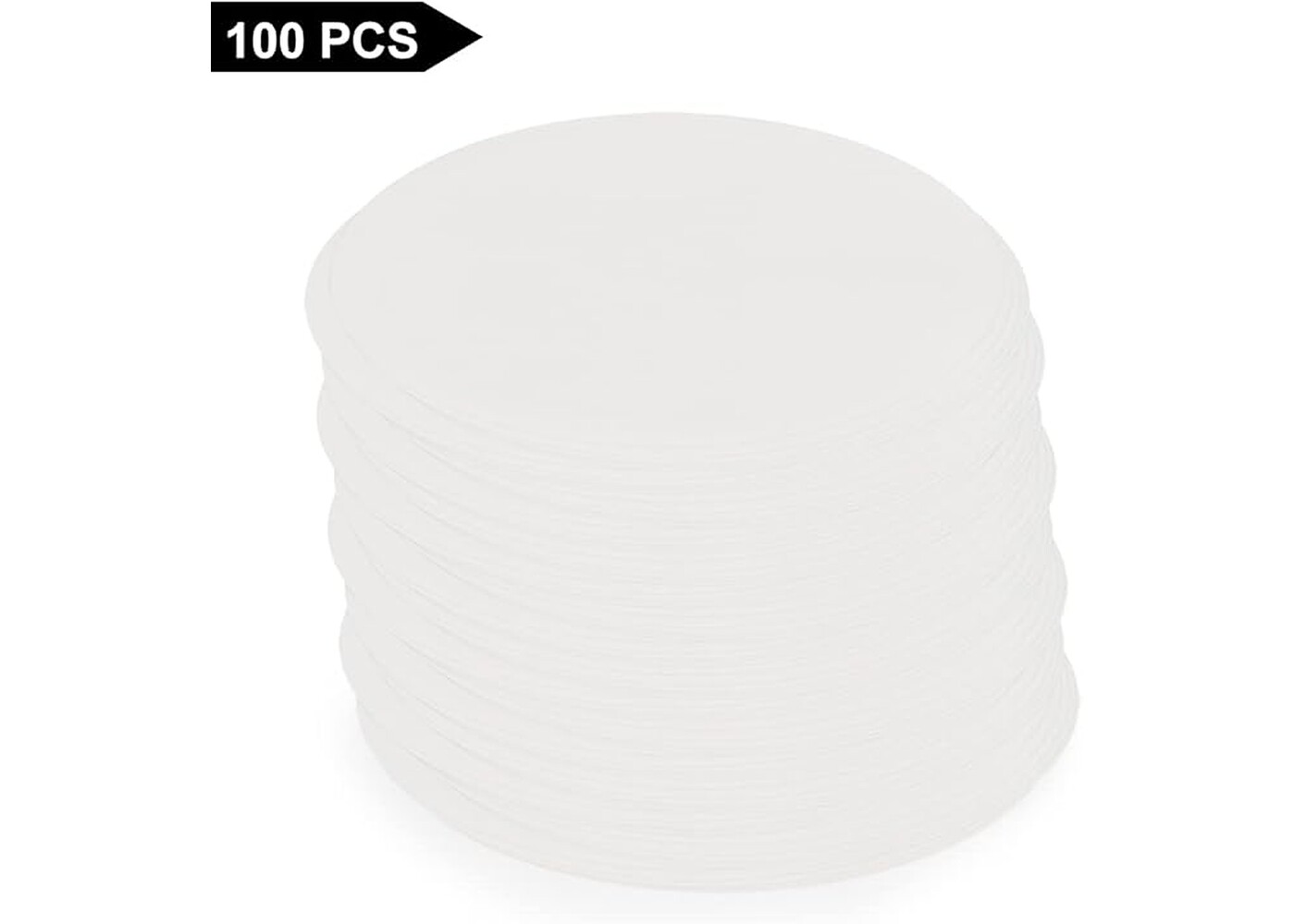 Rexar Quantitative Cellulose Filter Paper 74 mm, 25 Micron Retention – Pack of 100