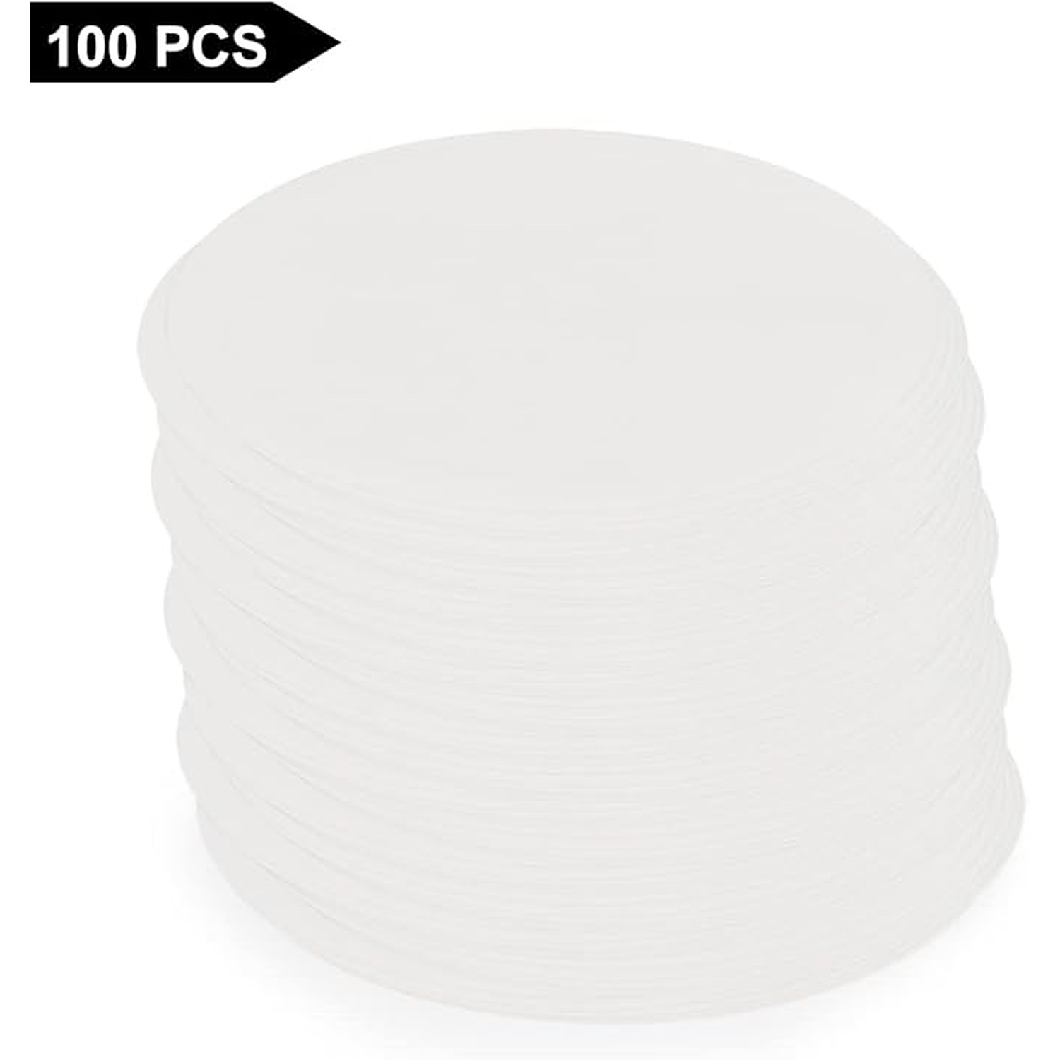 Rexar Quantitative Cellulose Filter Paper 74 mm, 25 Micron Retention – Pack of 100