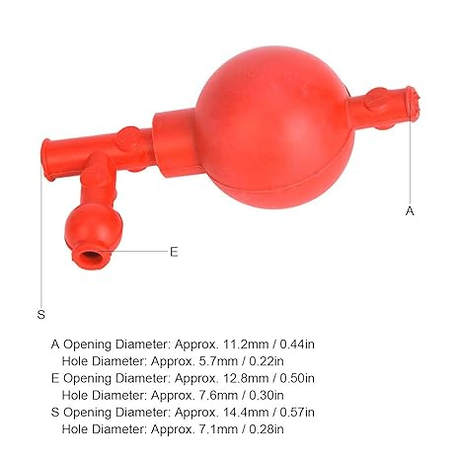 Rexar Laboratory Rubber Pipette Filler with Three-Valve Control System
