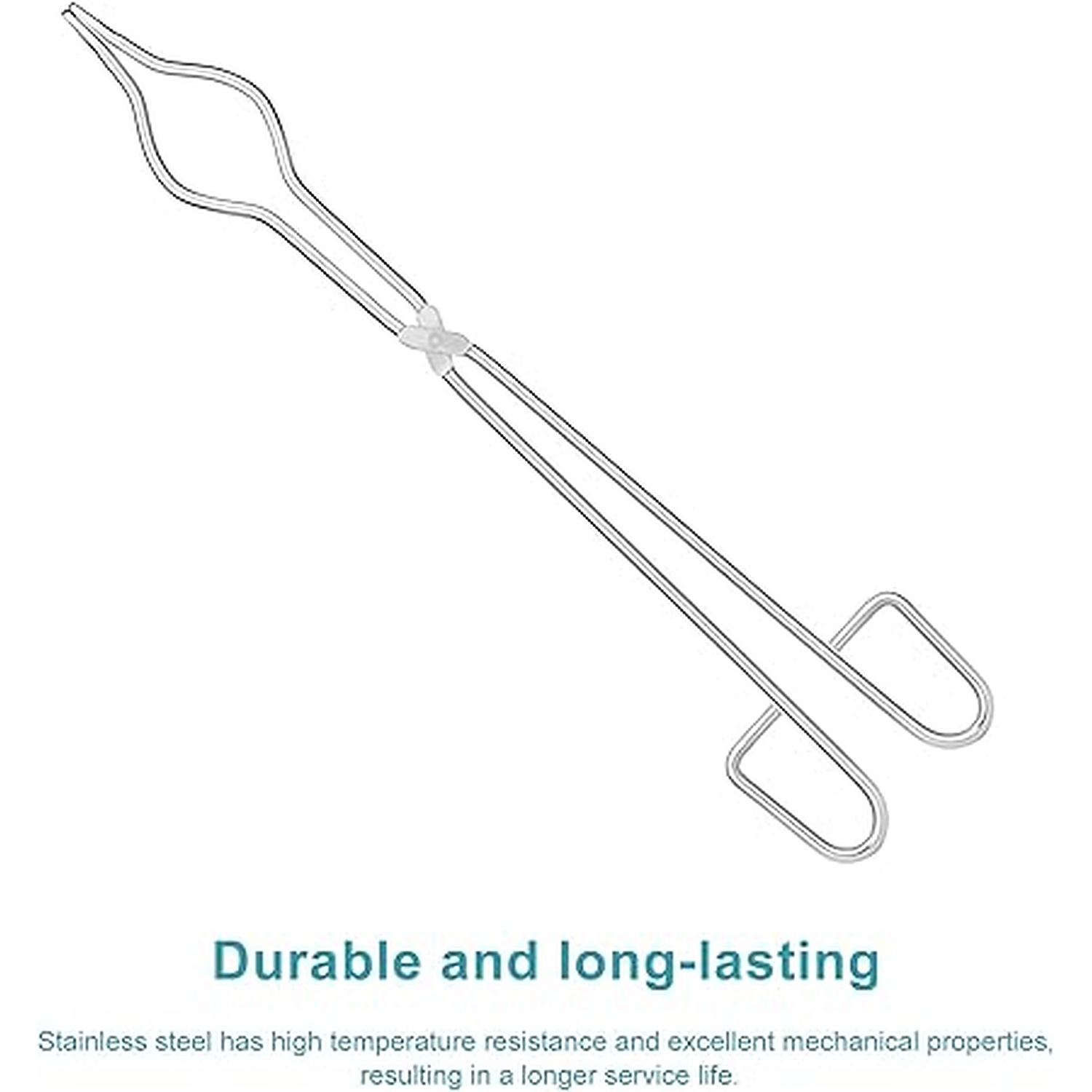 Rexar Laboratory Crucible Tongs 40 cm – Stainless Steel High Temperature Handling Tool