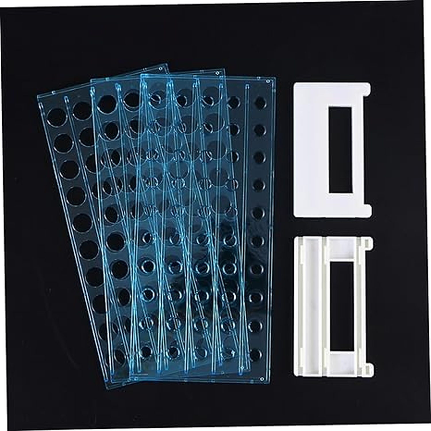 Rexar Detachable Test Tube Rack for Laboratory and Centrifuge Tubes – Tube Holder for 50 Tubes