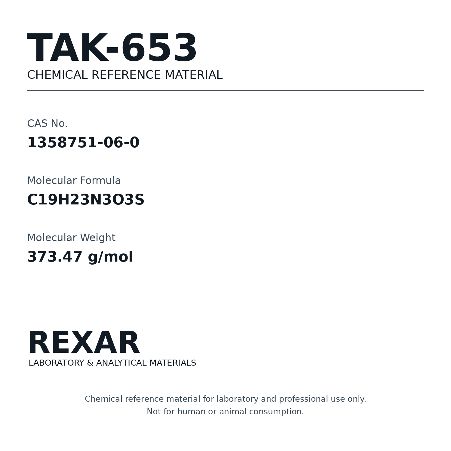 Rexar TAK-653 - CAS 1358751-06-0