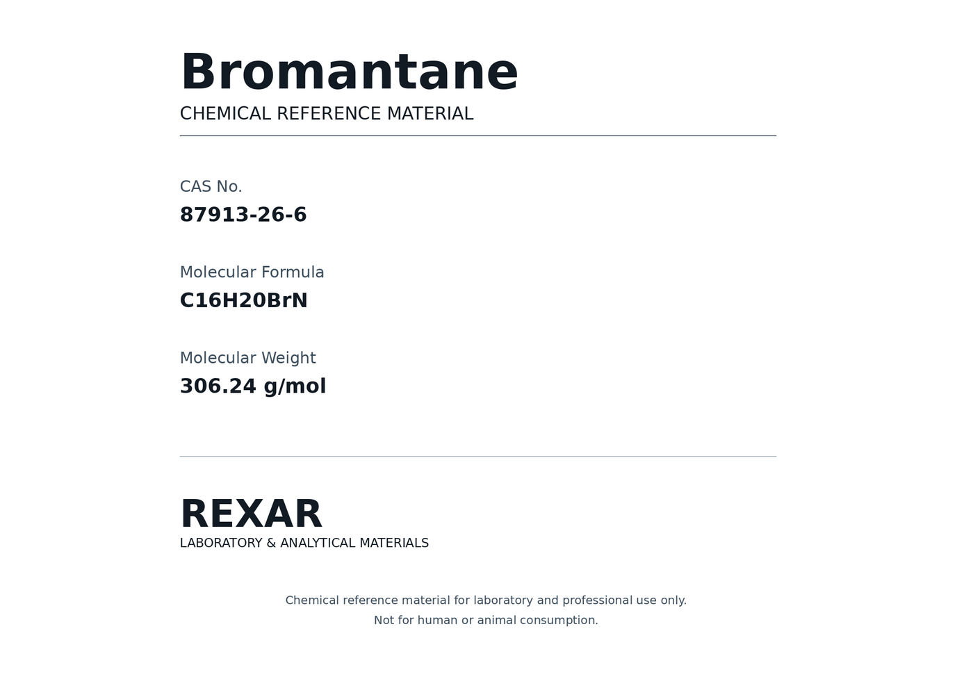 Rexar Bromantane - CAS 87913-26-6