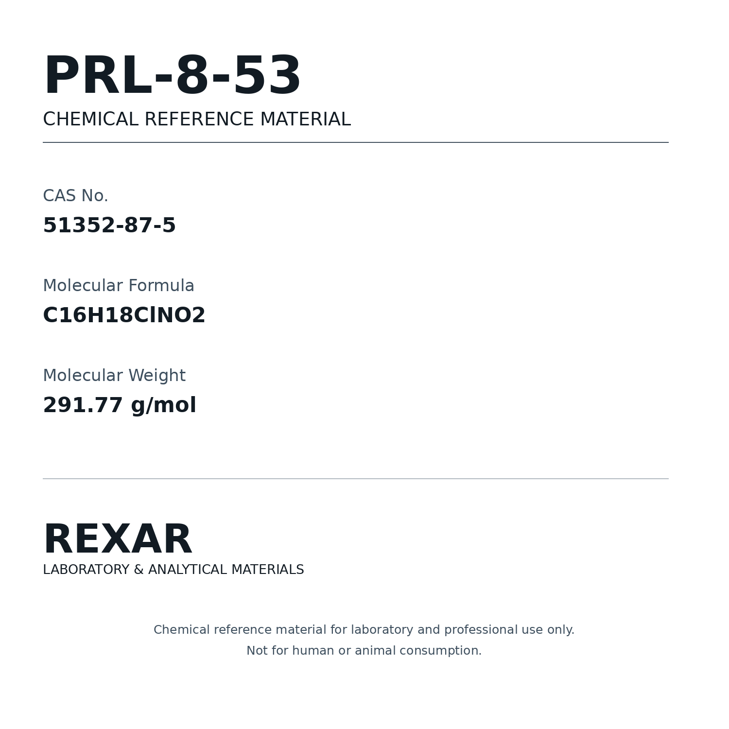 Rexar PRL-8-53 - CAS 51352-87-5