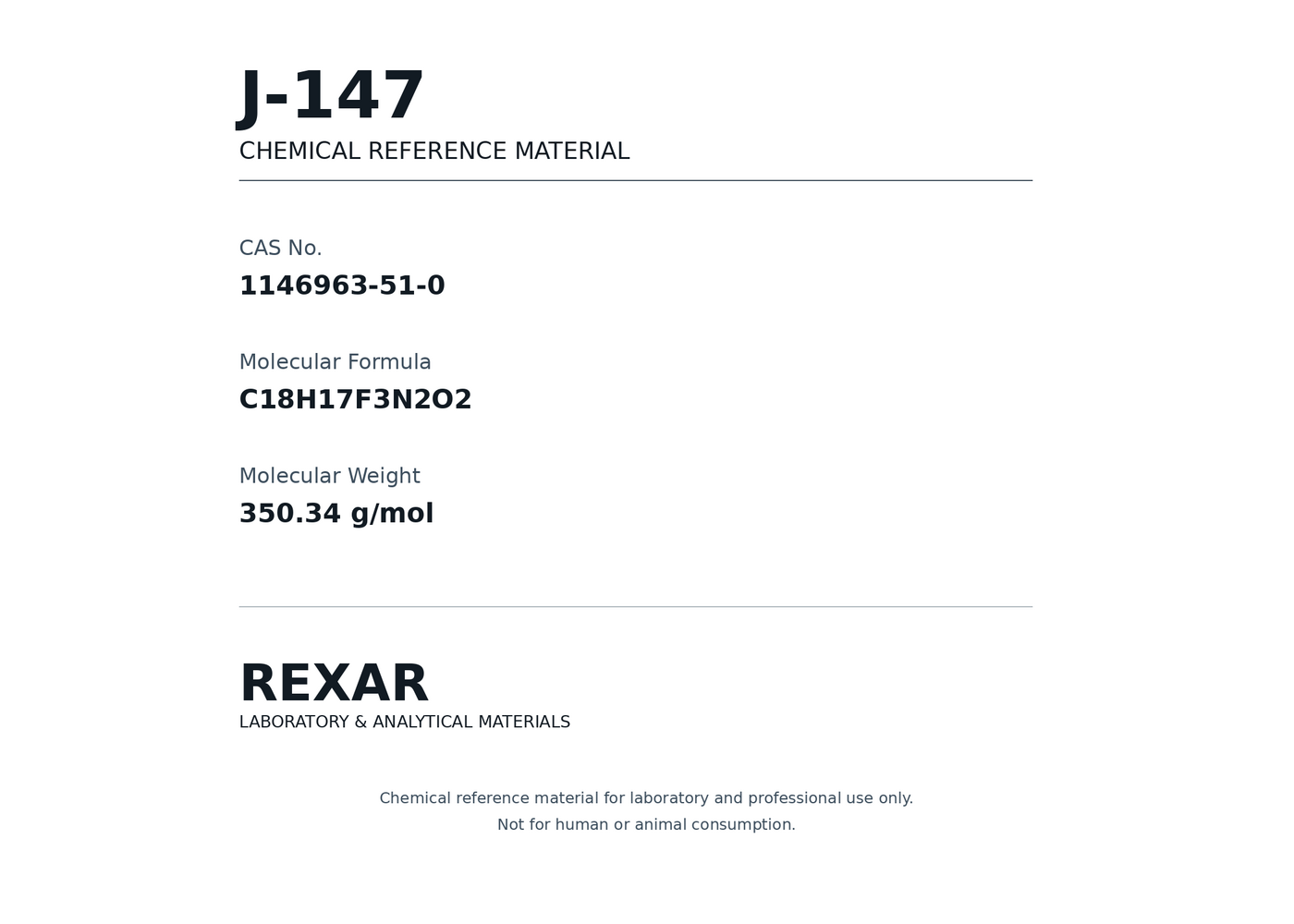 Rexar J-147 - CAS 1146963-51-0