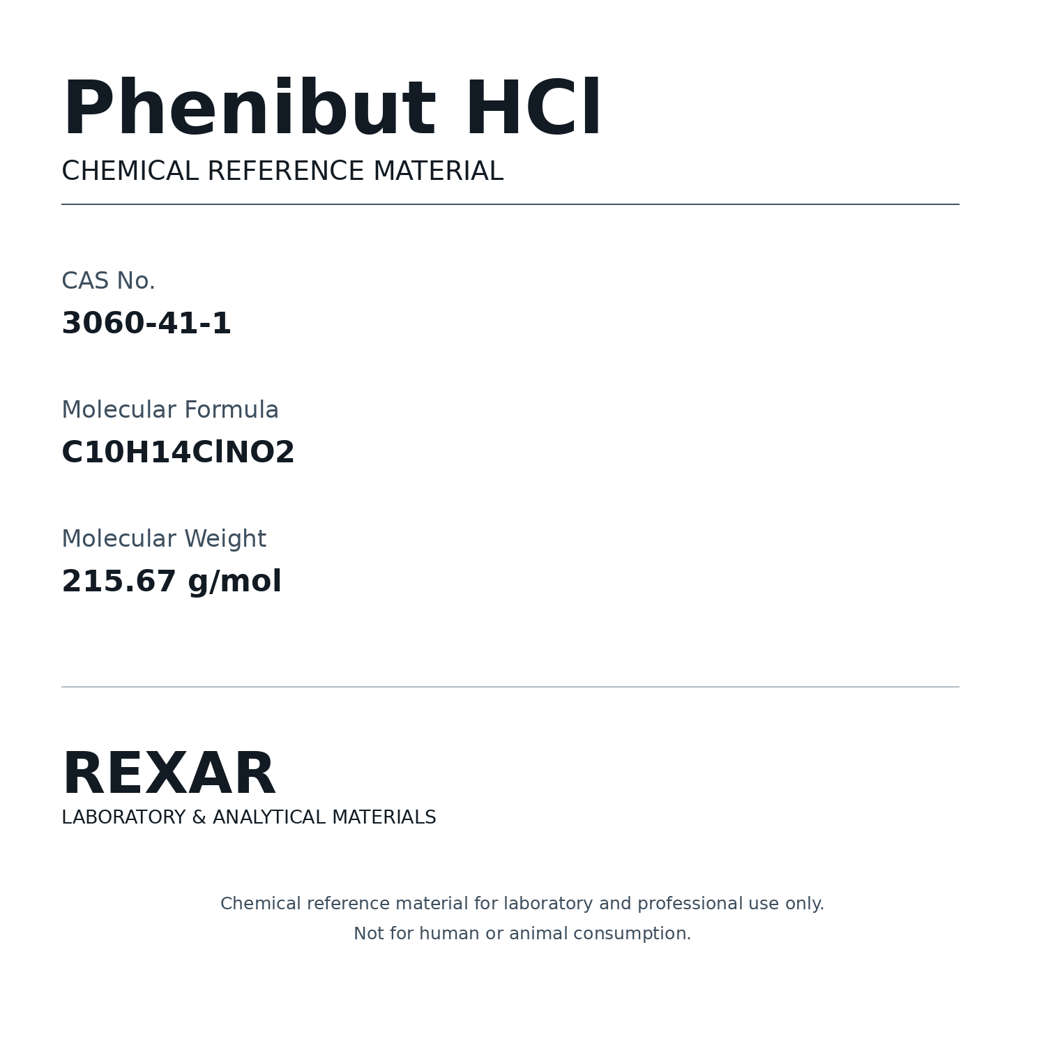 Rexar Phenibut HCL - CAS 3060-41-1