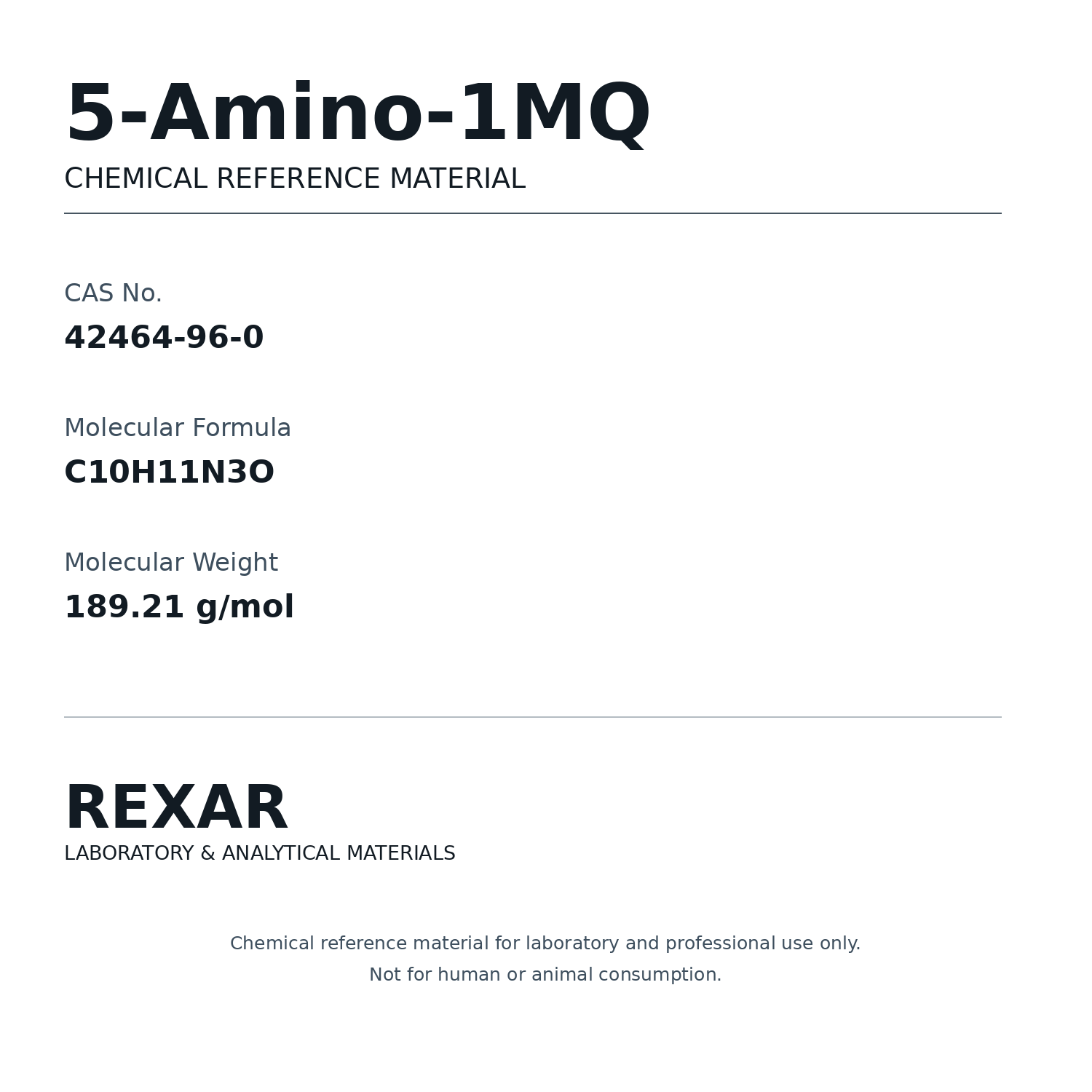 Rexar 5-Amino-1MQ – CAS 42464-96-0