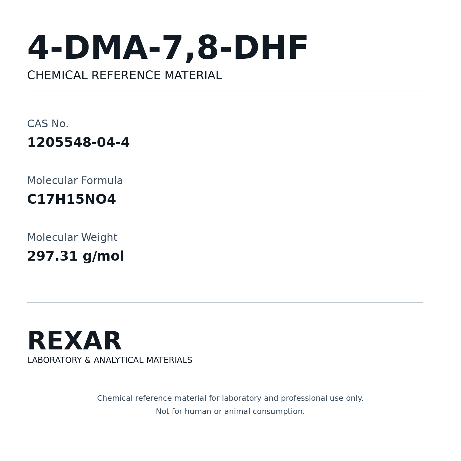 Rexar 4 DMA-7,8 DHF – CAS 1205548-04-4