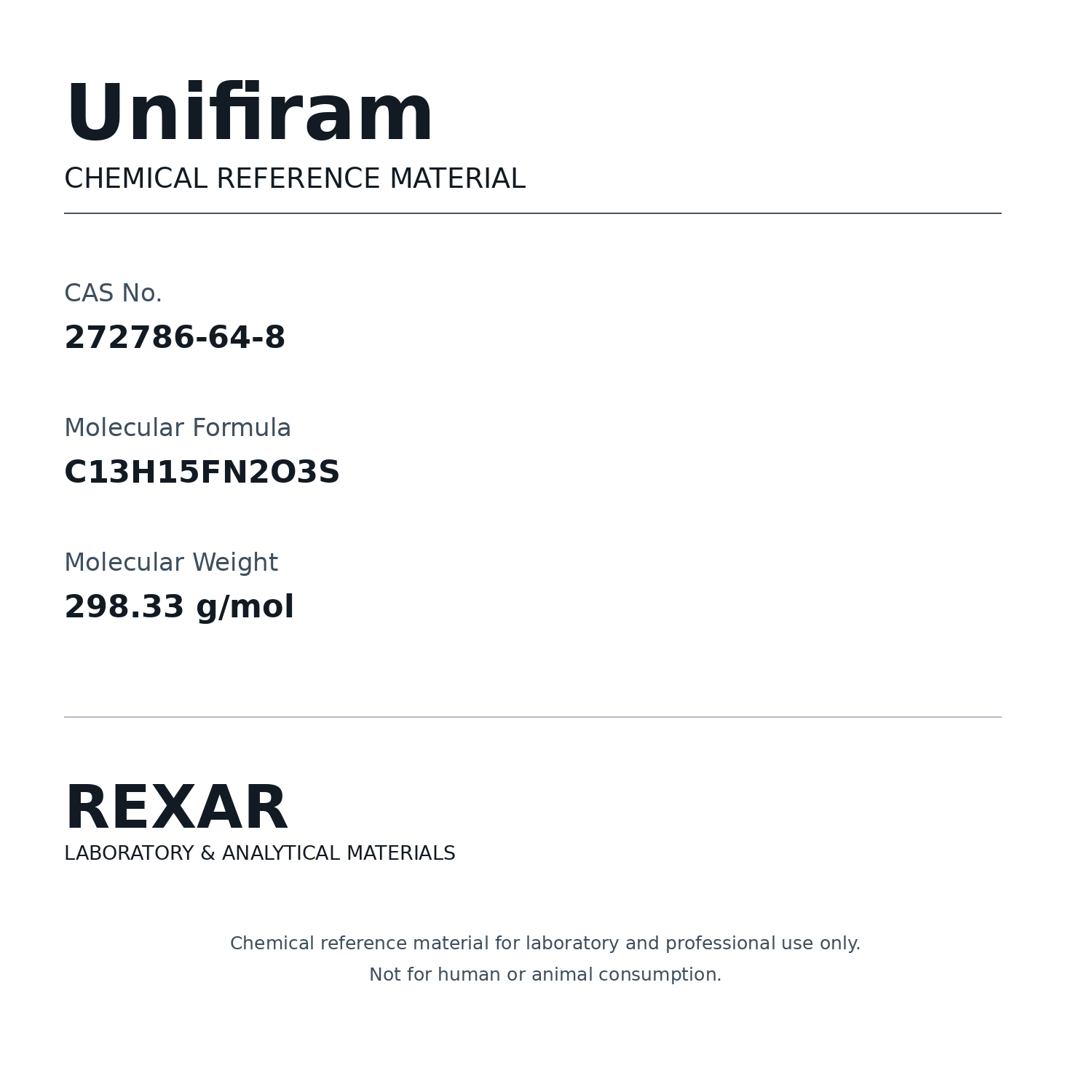 Rexar Unifiram – CAS 272786-64-8