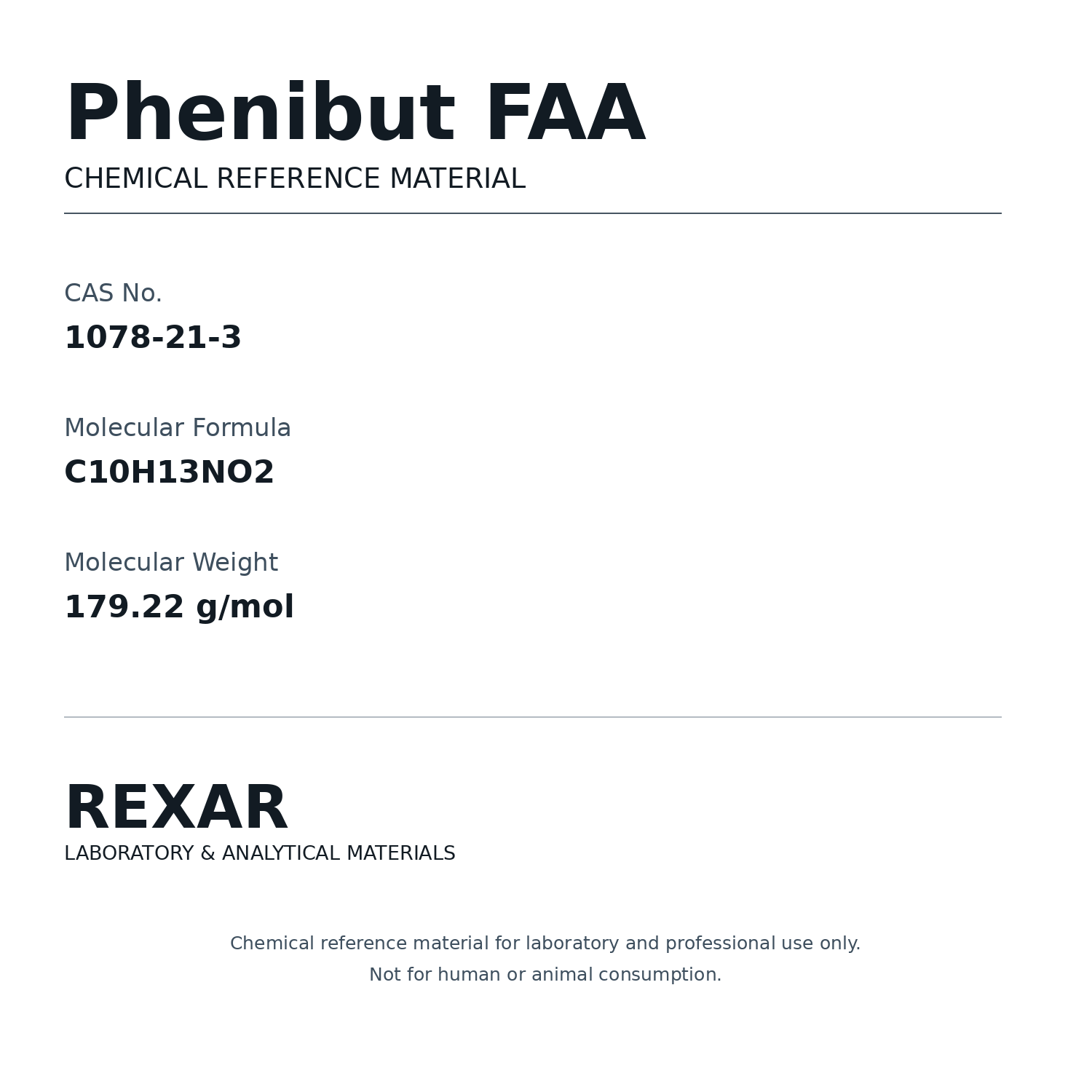 Rexar Phenibut FAA - CAS 3060-41-1