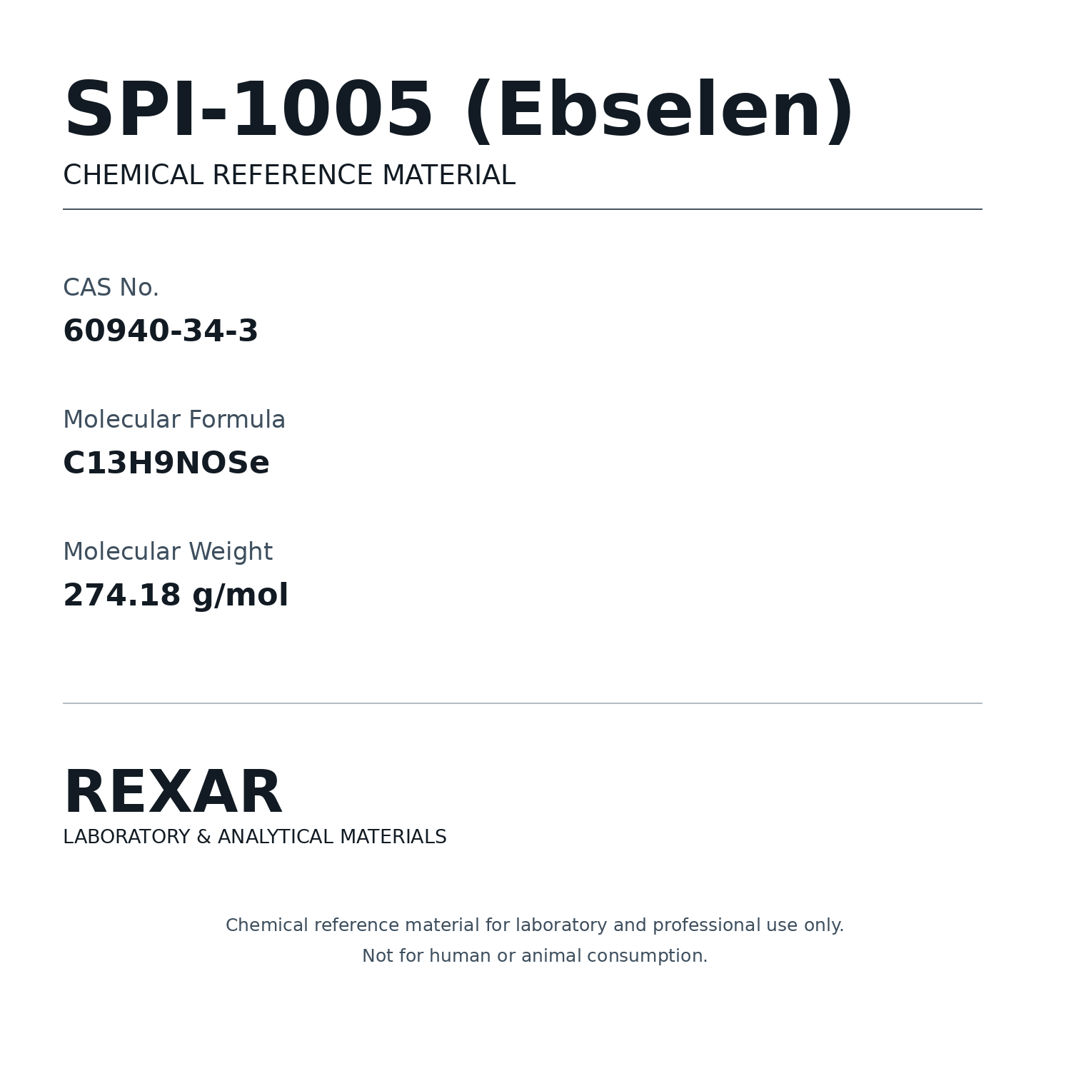 Rexar SPI-1005 - CAS 60940-34-3