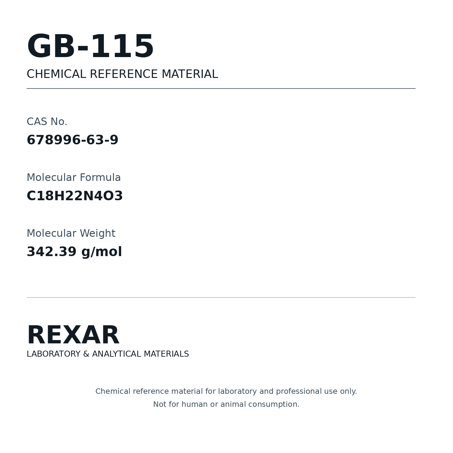 Rexar GB-115 - CAS 678996-63-9