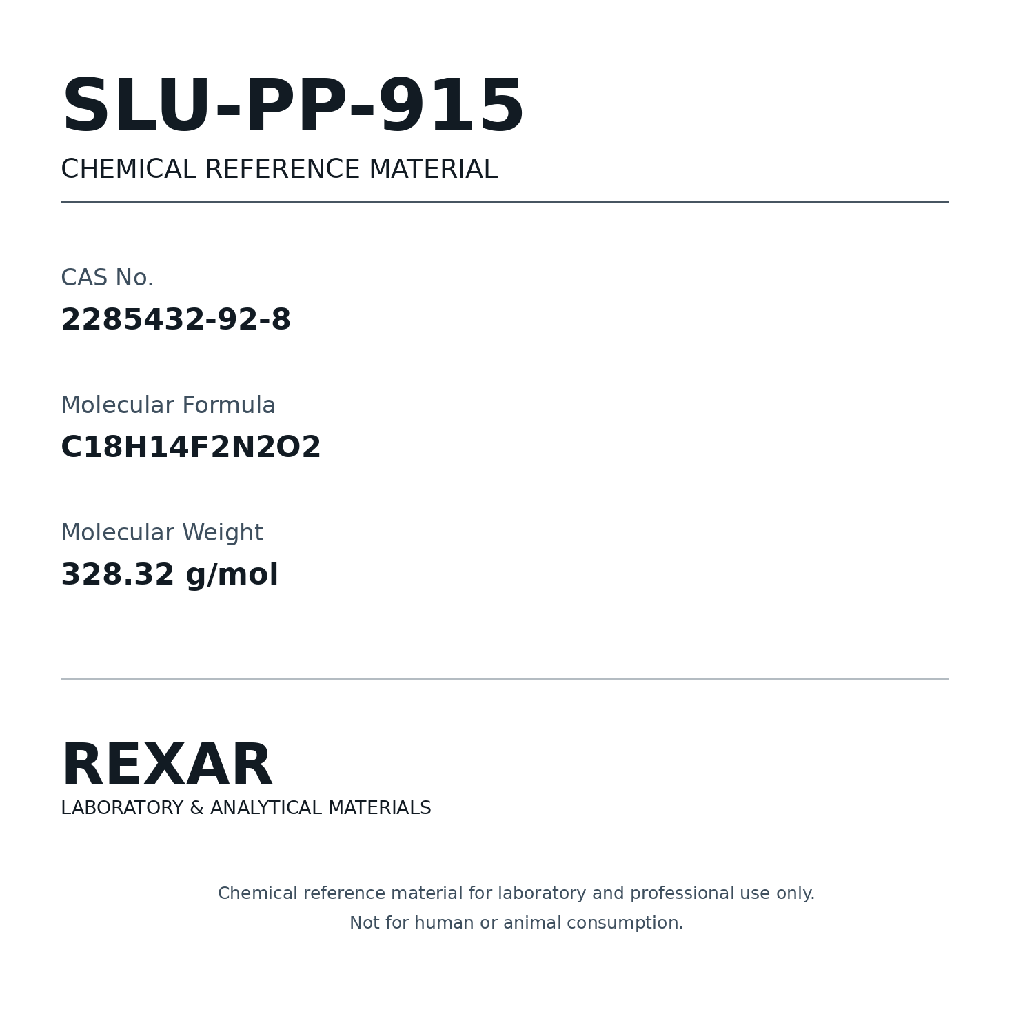 Rexar SLU-PP-915 - CAS 2285432-92-8