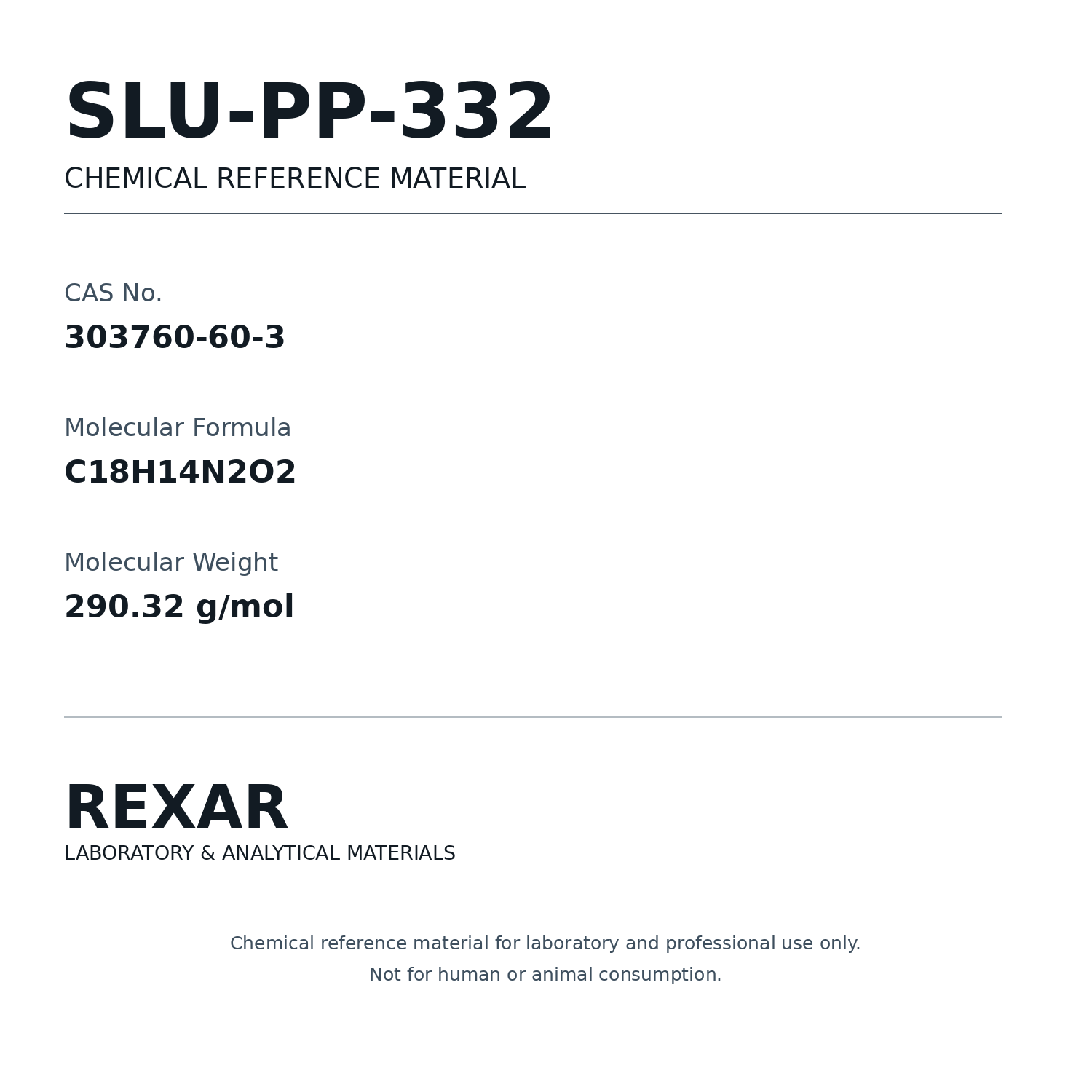 Rexar SLU-PP-332 CAS - 303760-60-3