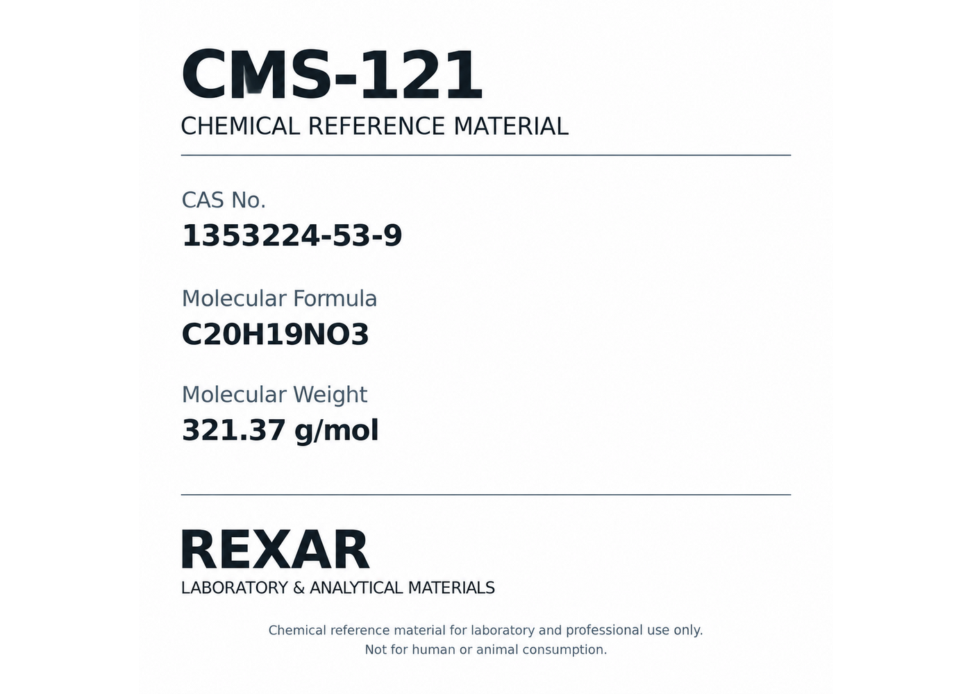Rexar CMS-121 – CAS 1353224-53-9