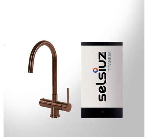 Selsiuz Copper Rond met Titanium boiler 5 liter Dekokendwatersite.nl