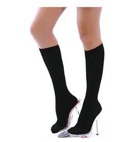 Cottelli Collection Black Knee Stockings