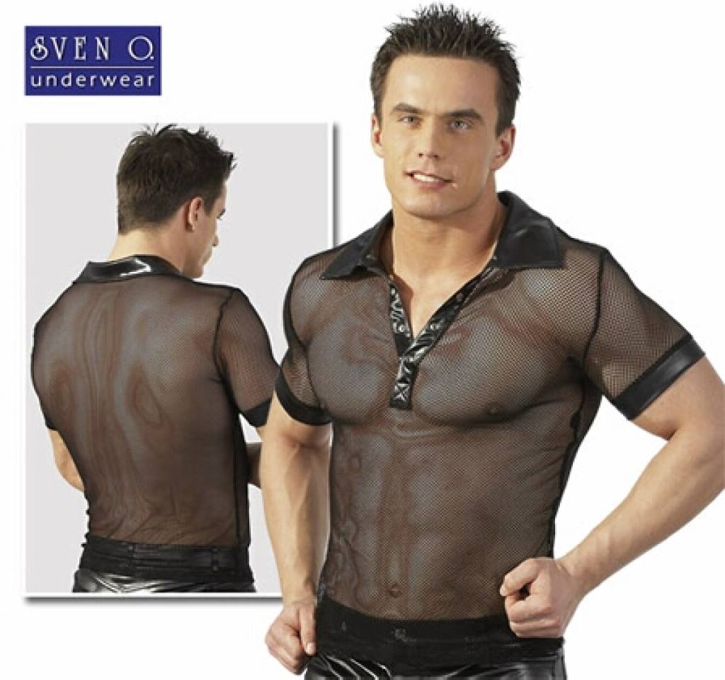 Sven O Underwear wetlook shirt voor mannen