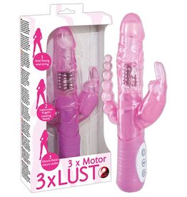 you2toys Drie dubbele rabbit vibrator